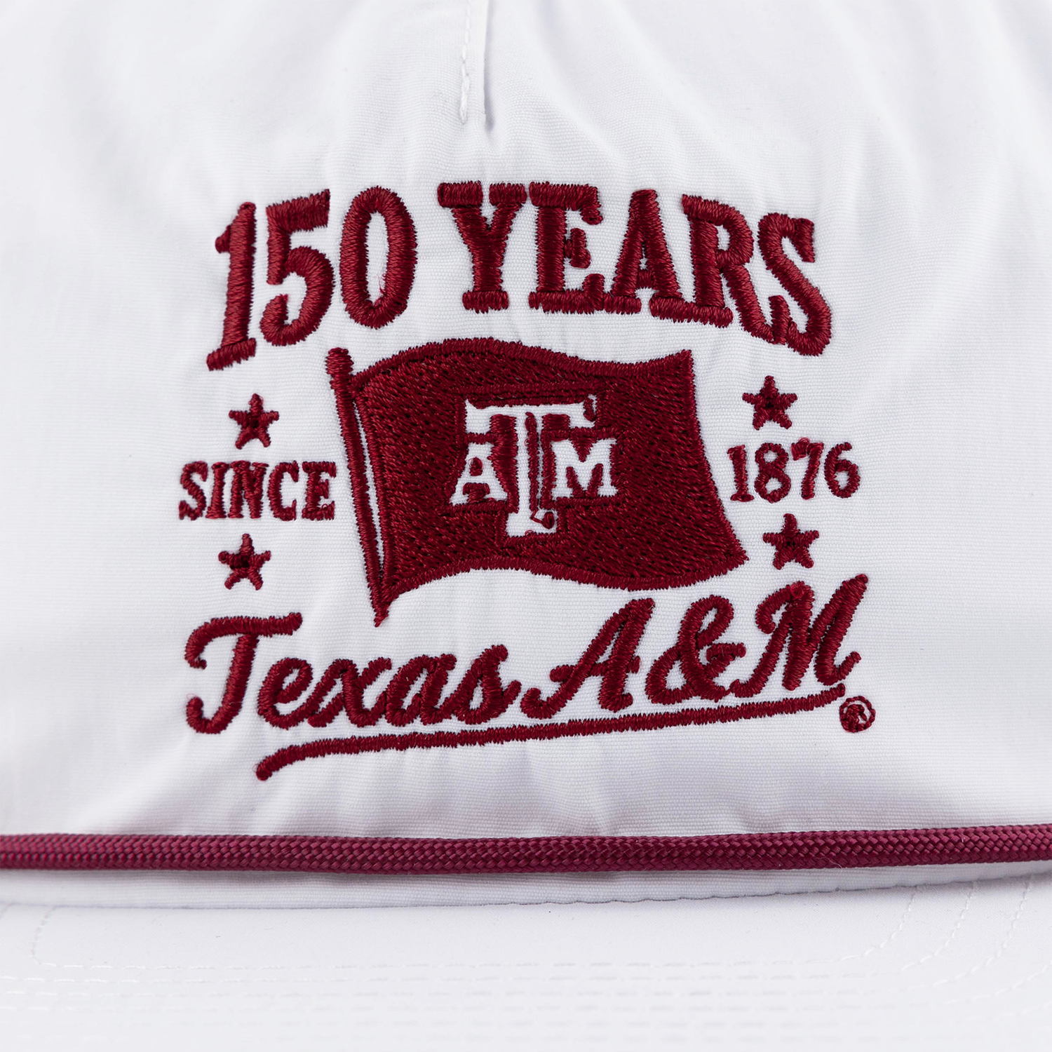Texas A&M Collegiate Outfitters 150 Years Rope Hat - White