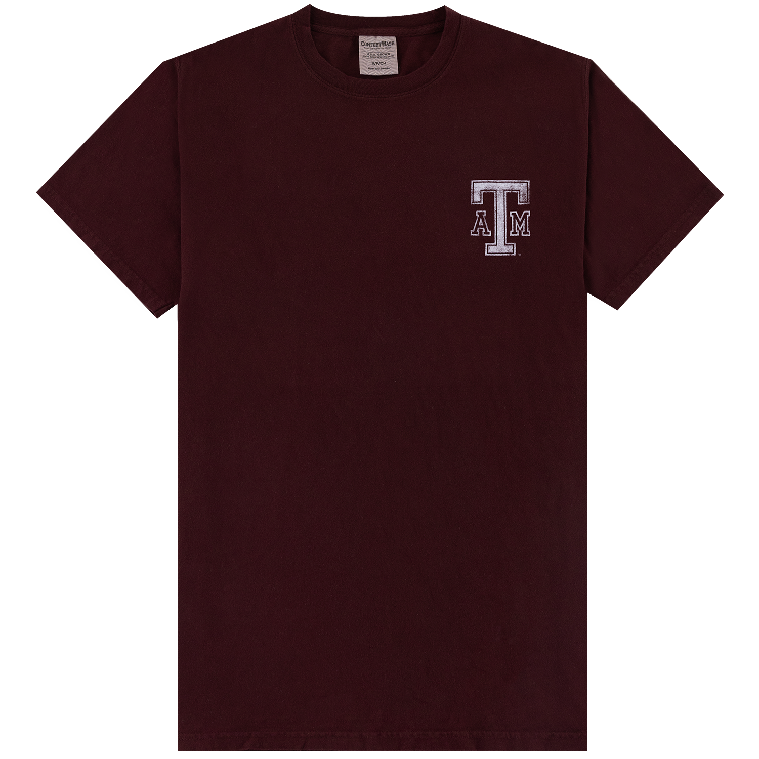 Texas A&M Comfort Wash Vintage Helmet T-Shirt - Maroon