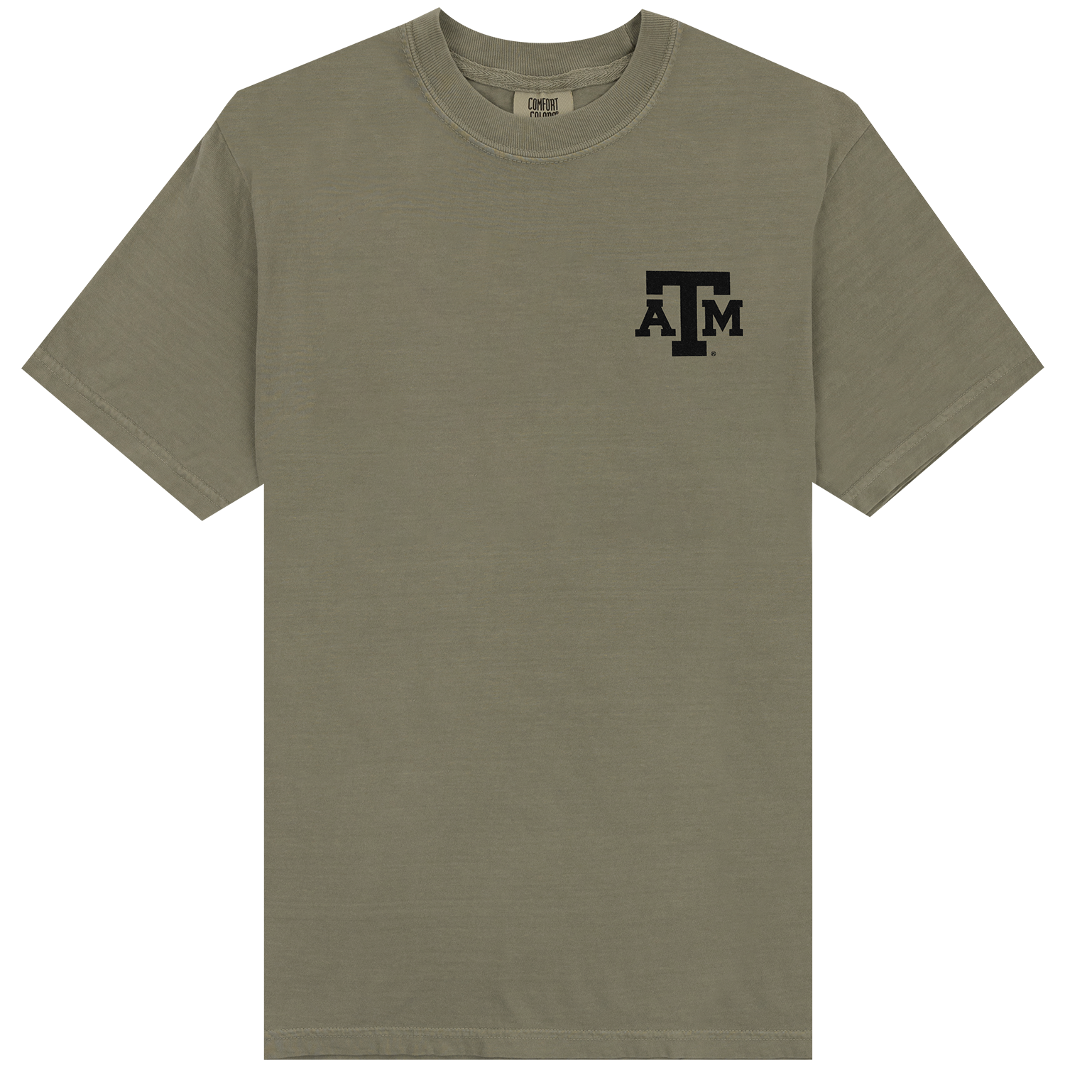 Texas A&M Comfort Colors Dog Holding Pennant T-Shirt - Green