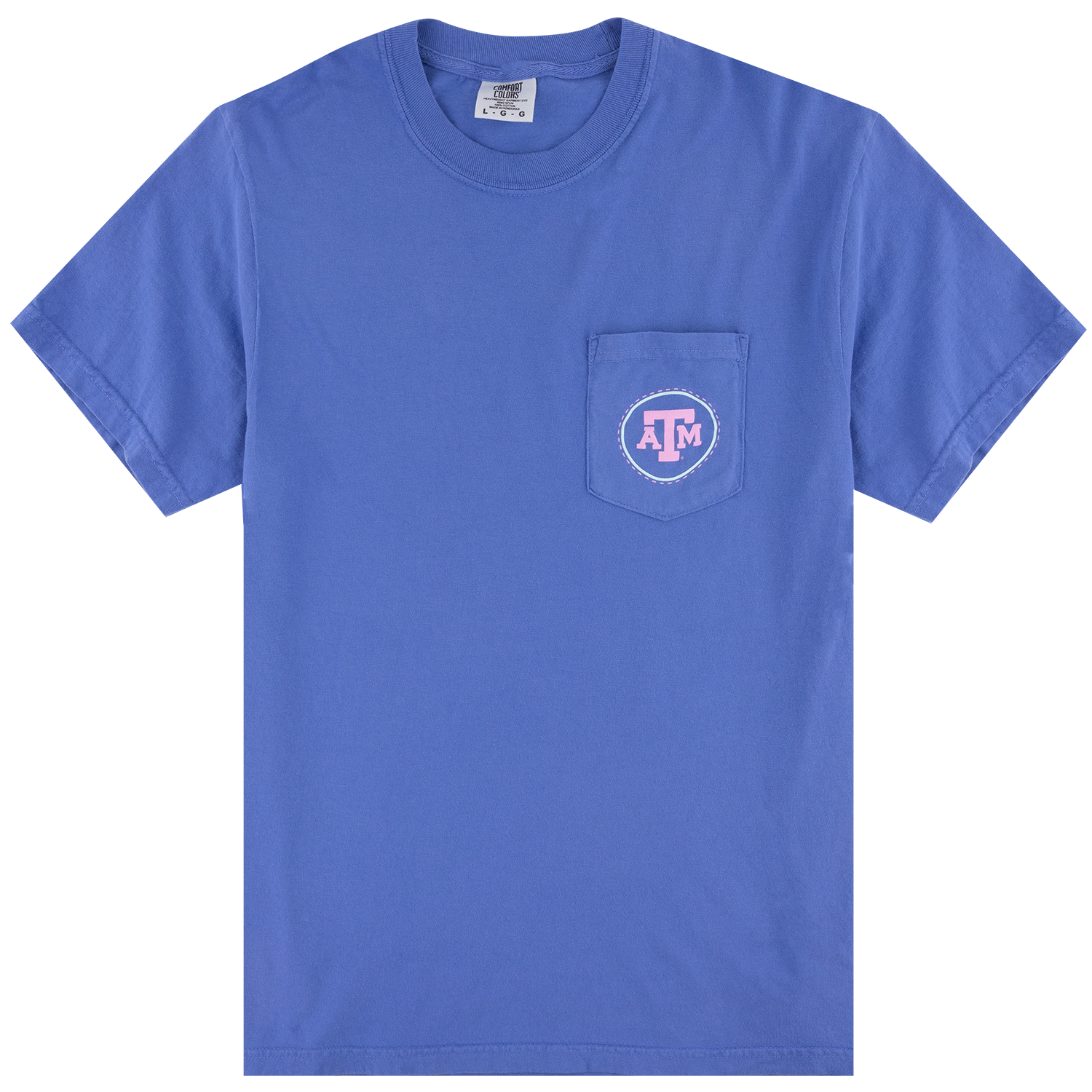 Bright Pink and Blue Aggies T-Shirt