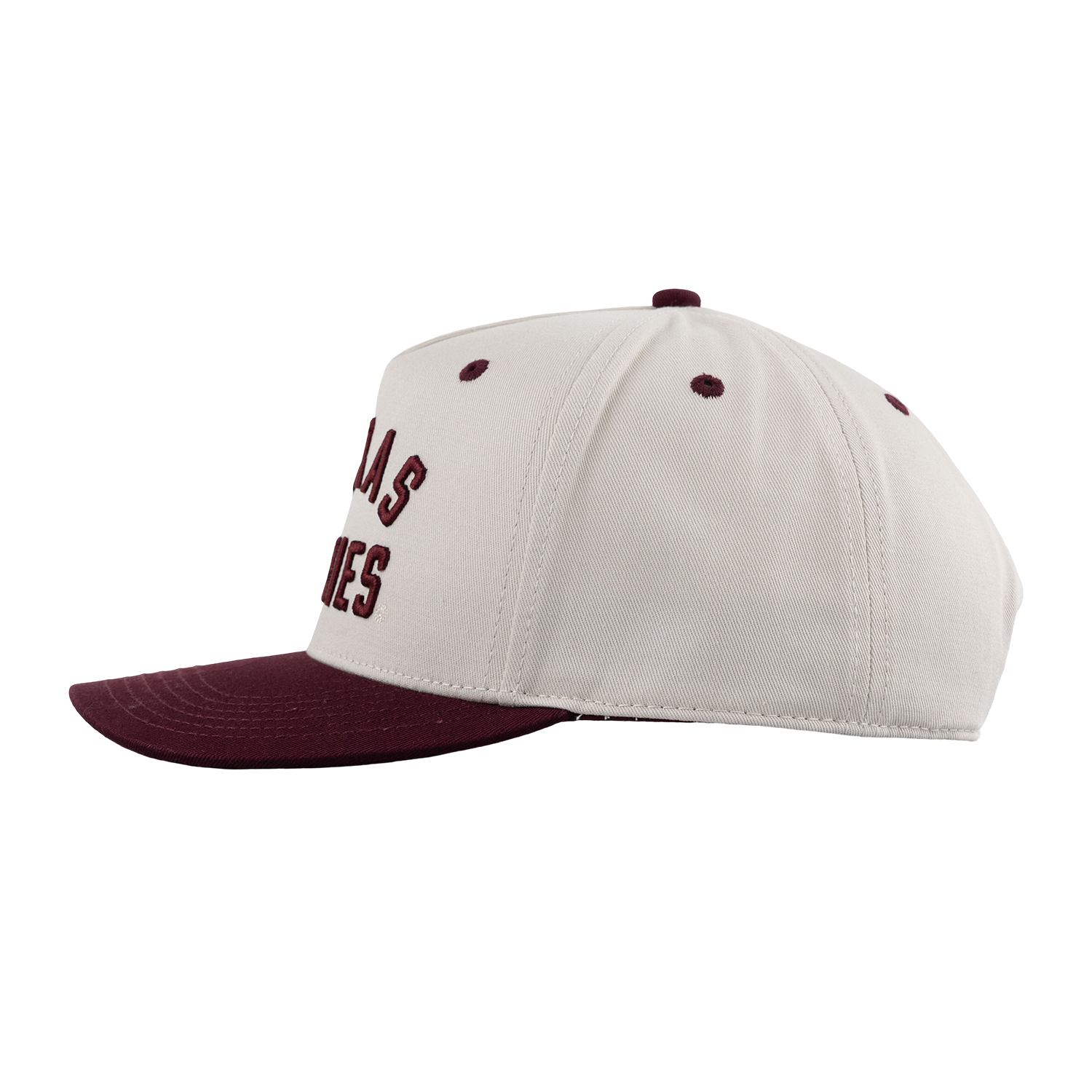 Texas Aggies Two Tone 6 Panel Hat - Beige