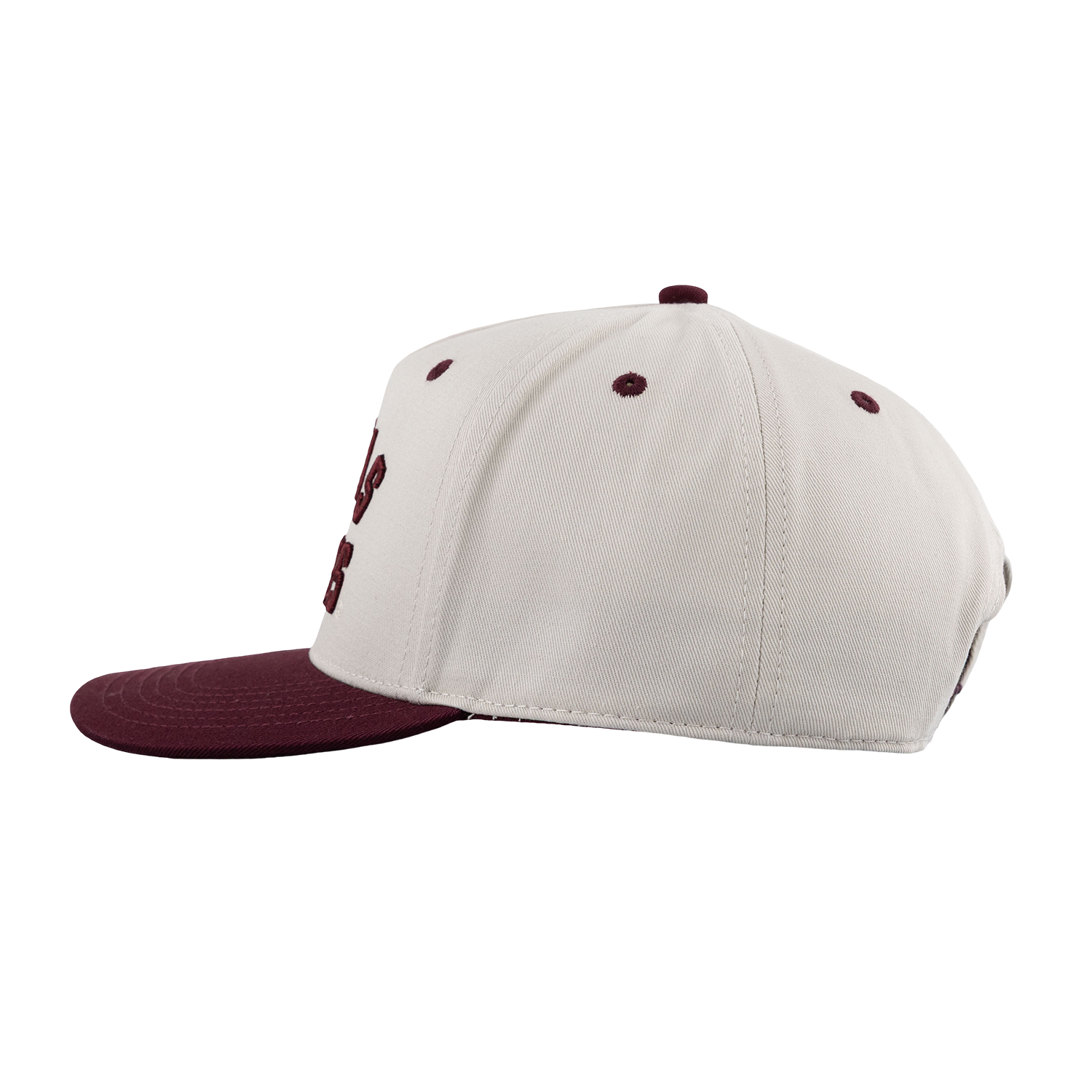 Texas Aggies Two Tone 6 Panel Hat - Beige