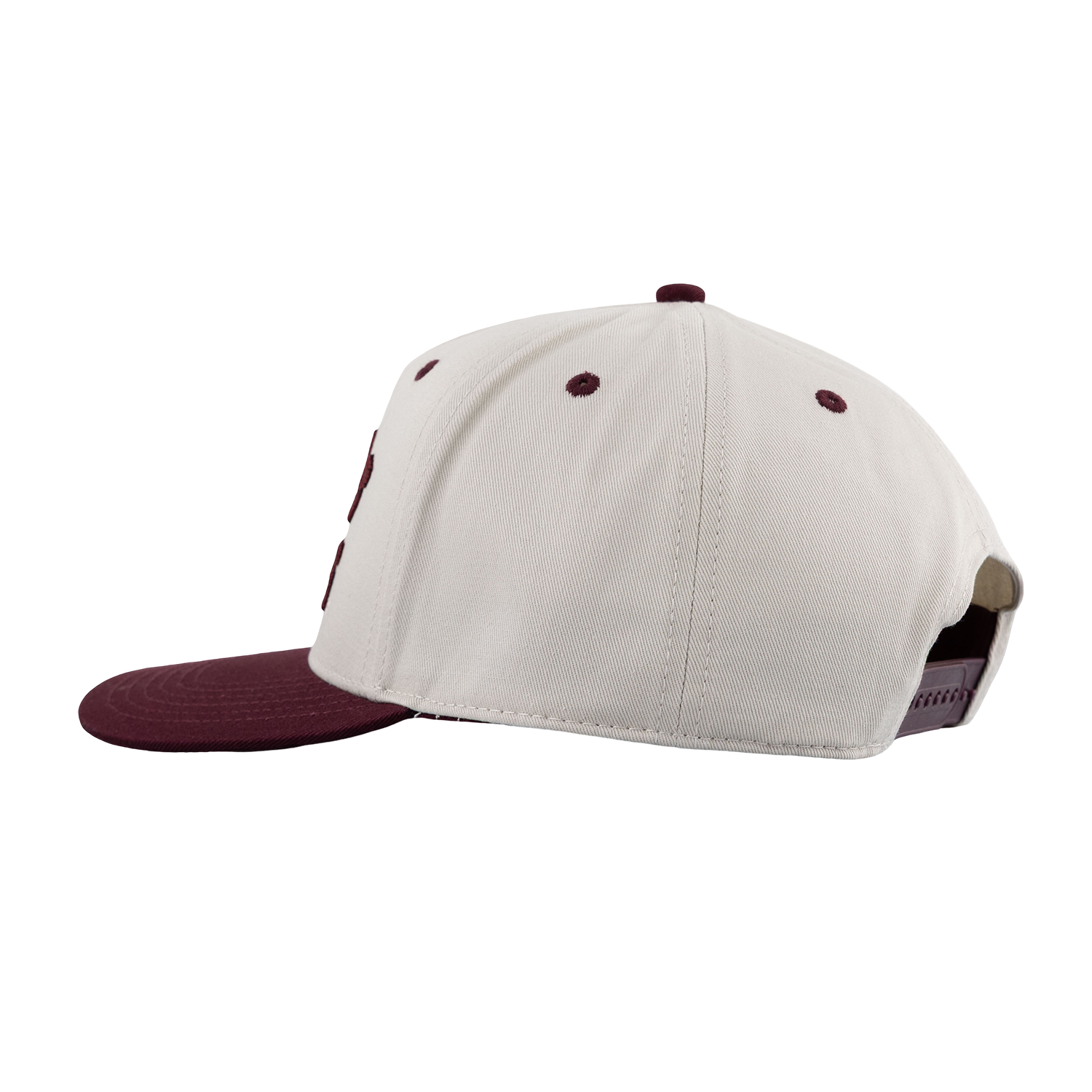 Texas Aggies Two Tone 6 Panel Hat - Beige