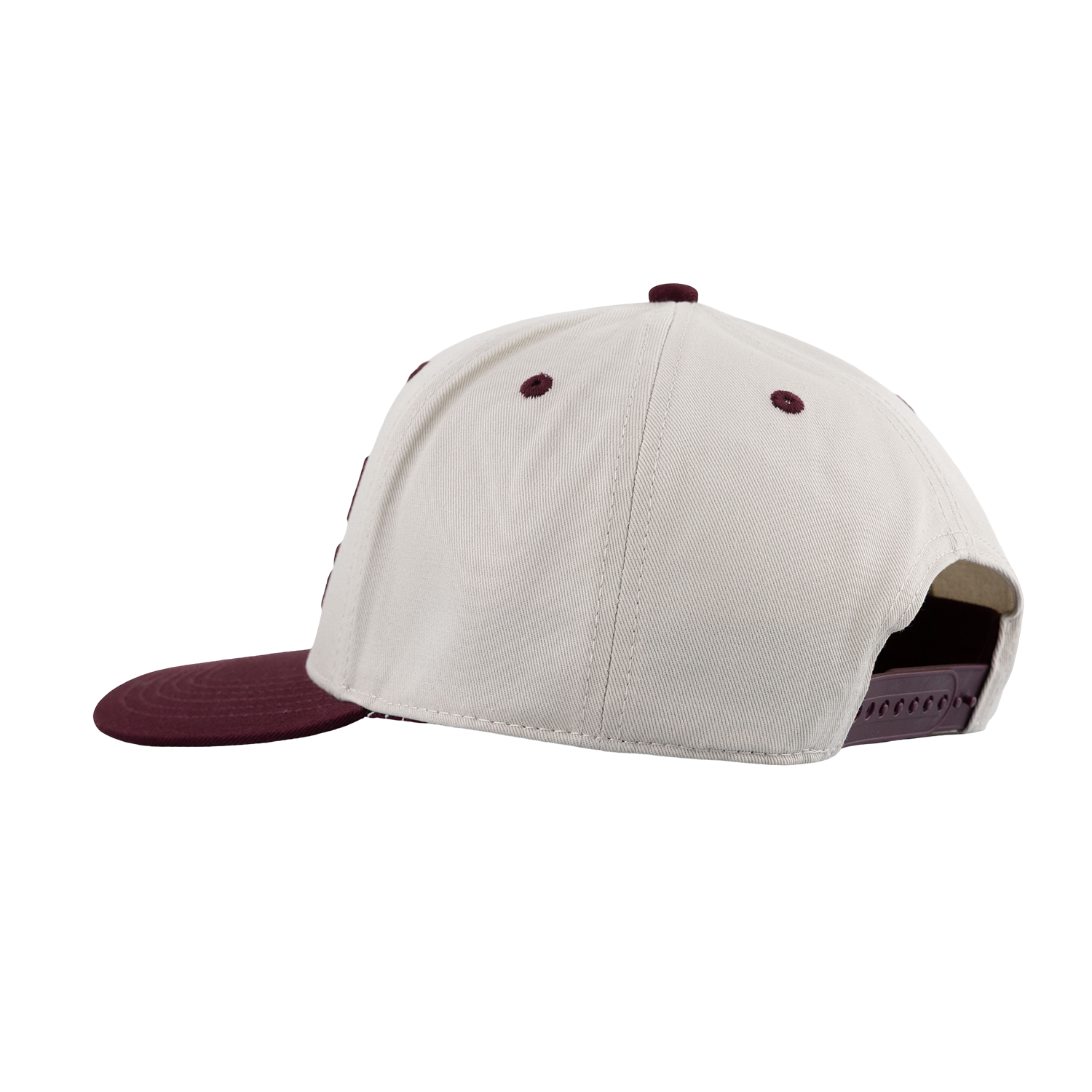 Texas Aggies Two Tone 6 Panel Hat - Beige