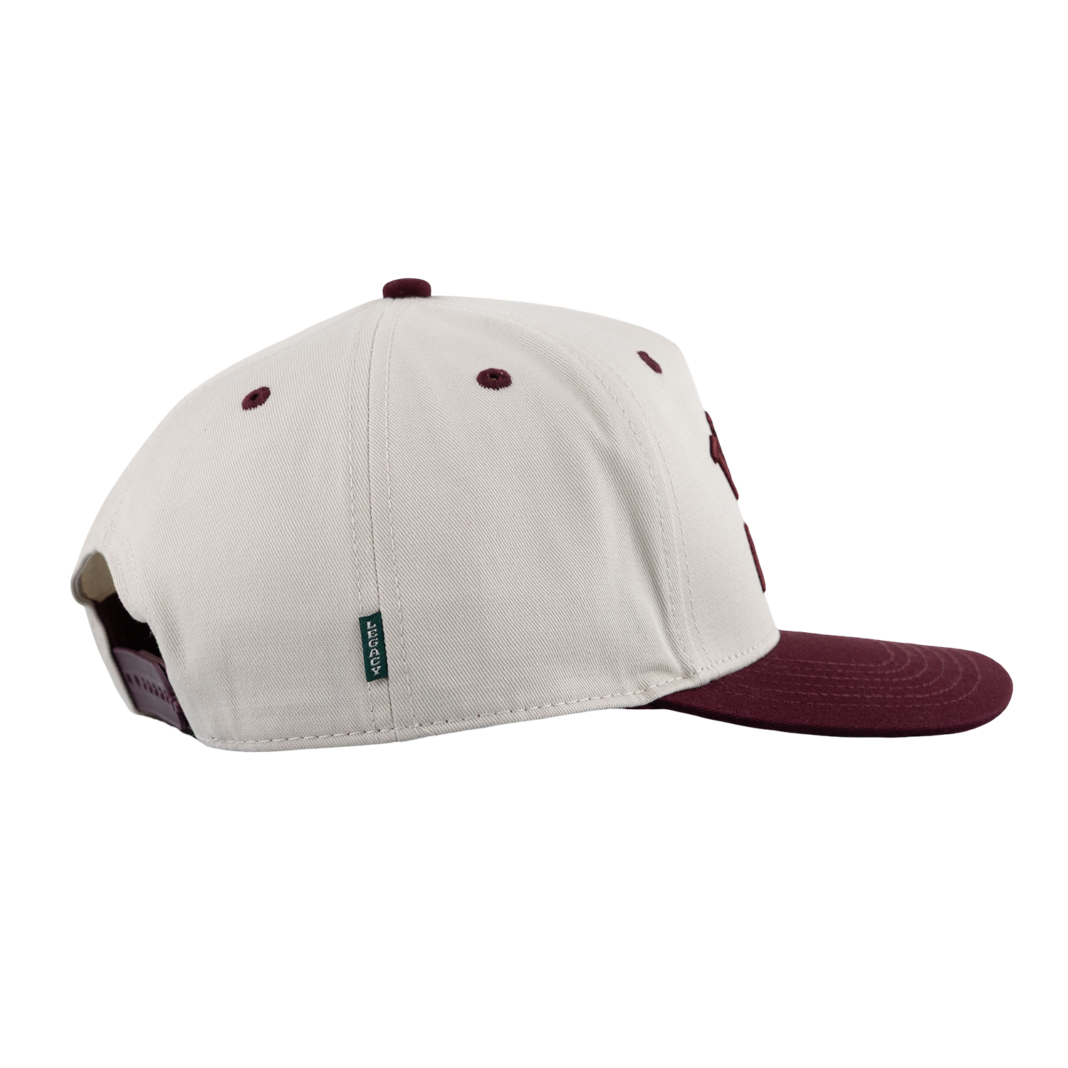 Texas Aggies Two Tone 6 Panel Hat - Beige