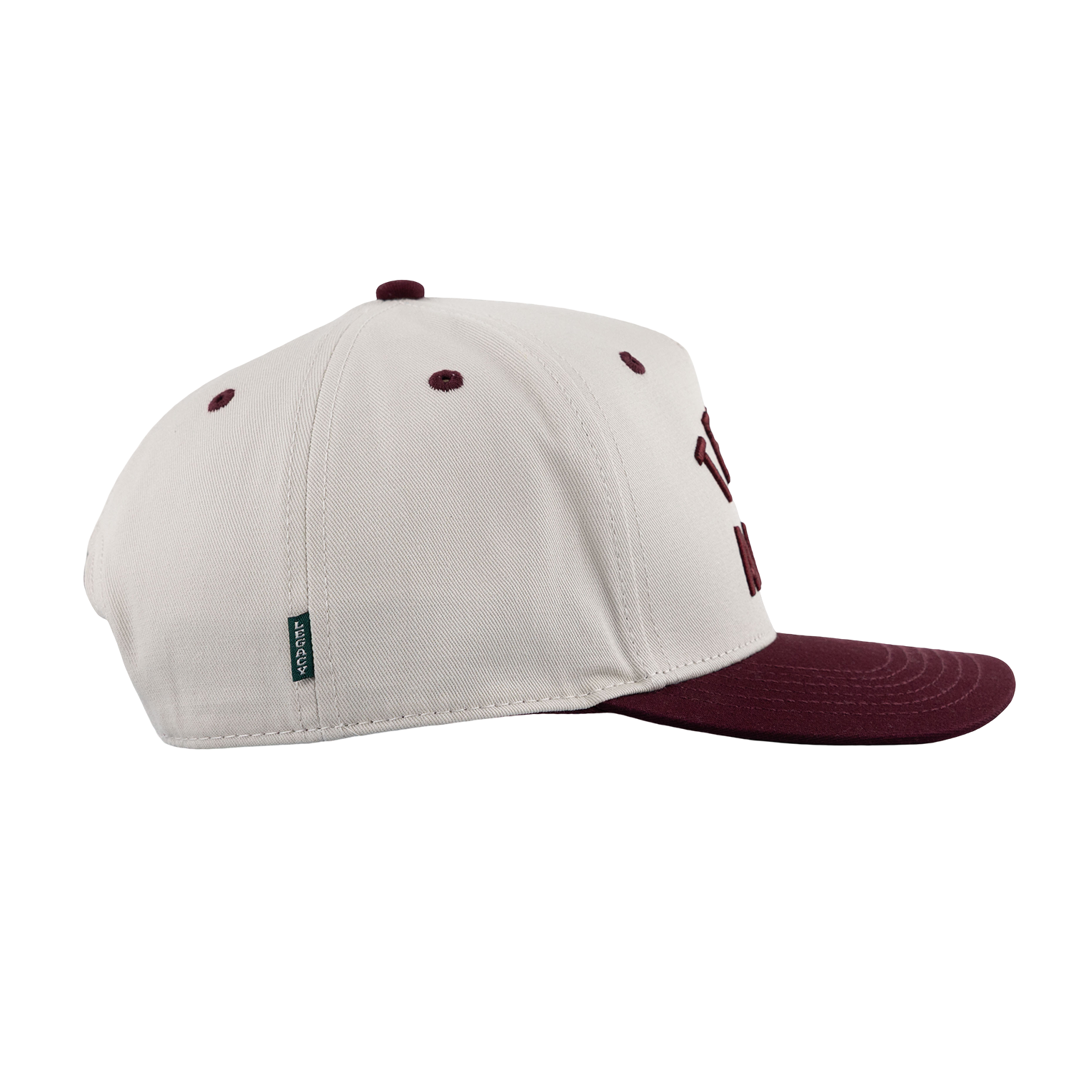 Texas Aggies Two Tone 6 Panel Hat - Beige