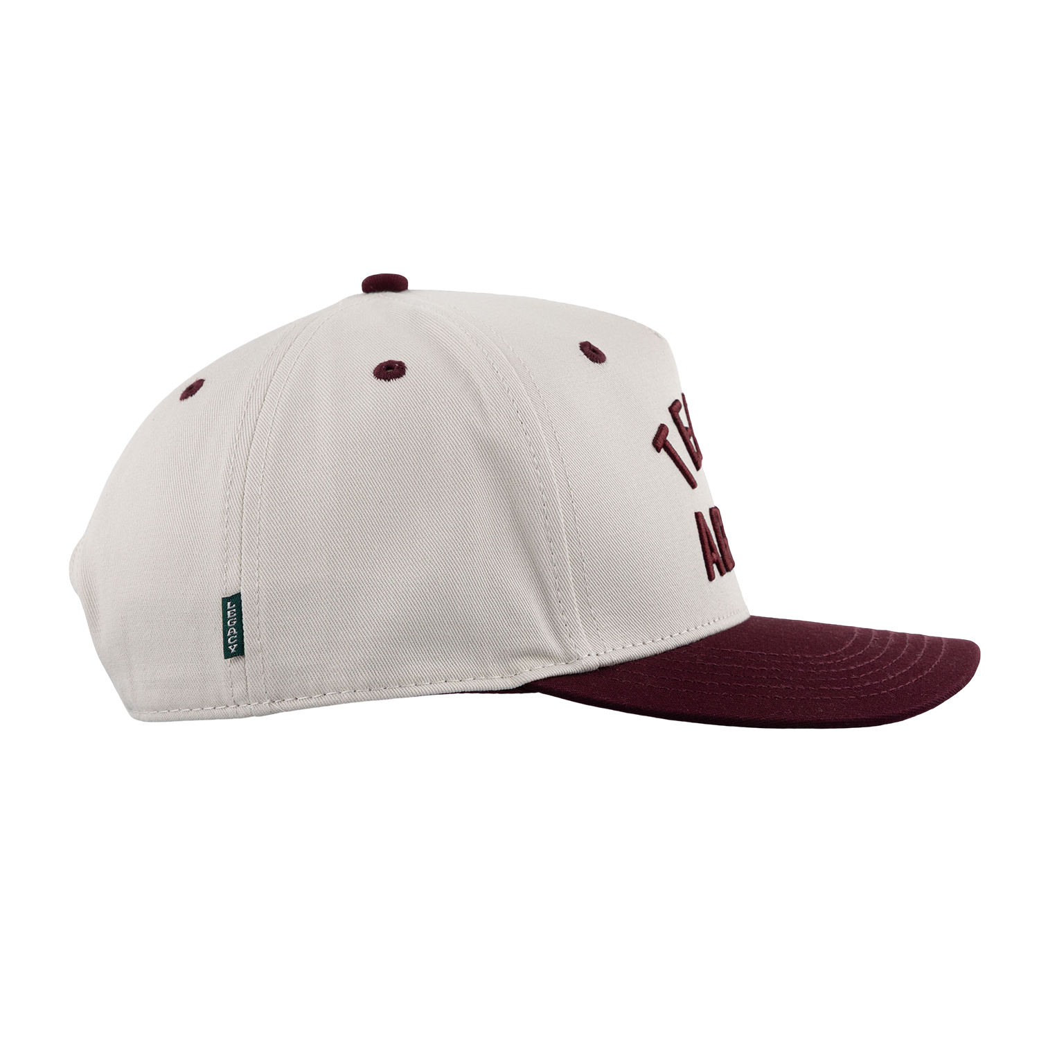 Texas Aggies Two Tone 6 Panel Hat - Beige