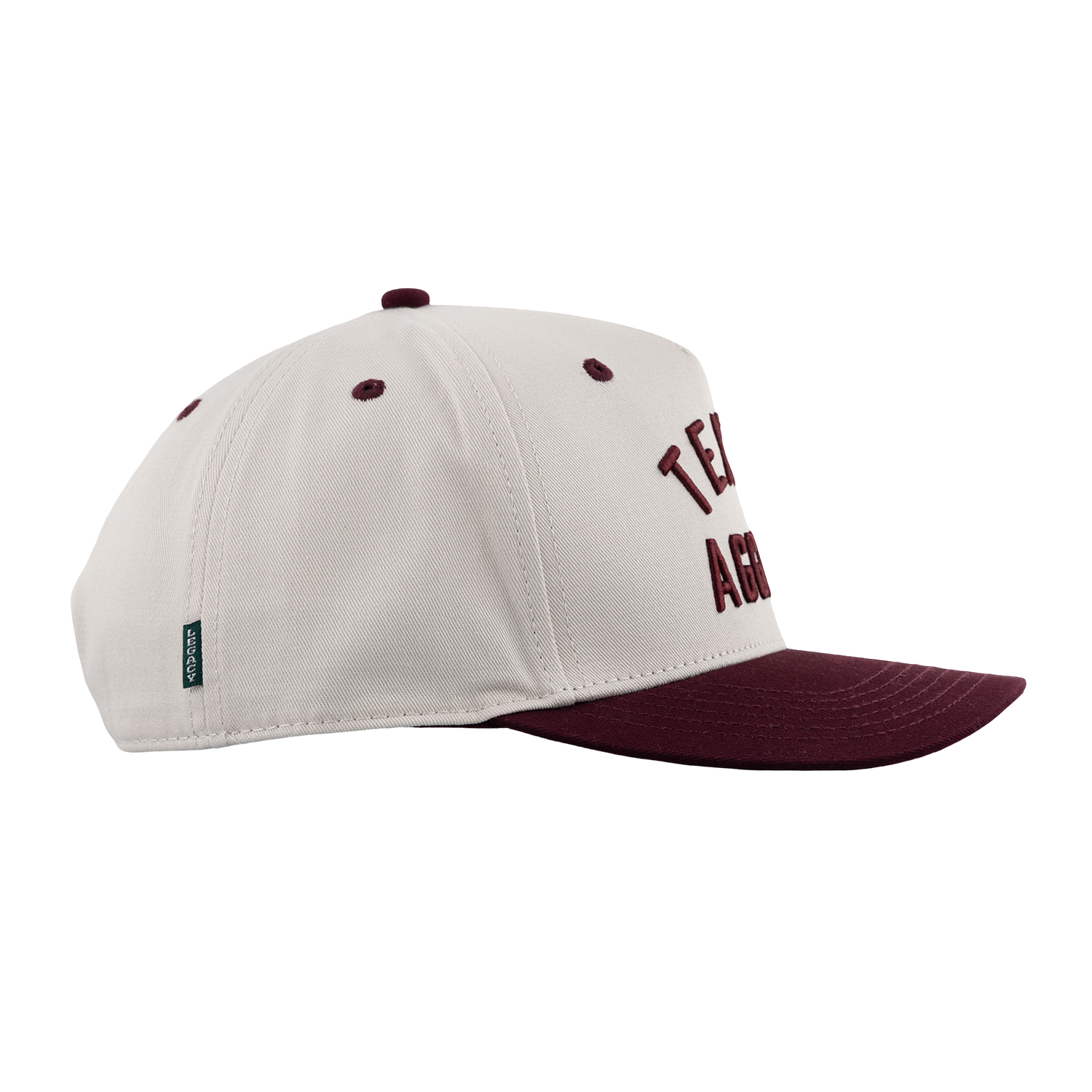 Texas Aggies Two Tone 6 Panel Hat - Beige