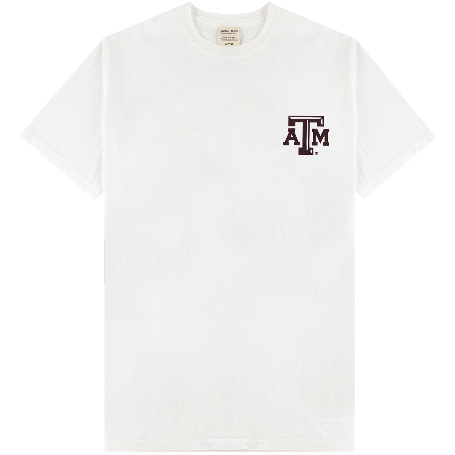 Aggieland Comfort Colors Watercolor Collage T-Shirt - White