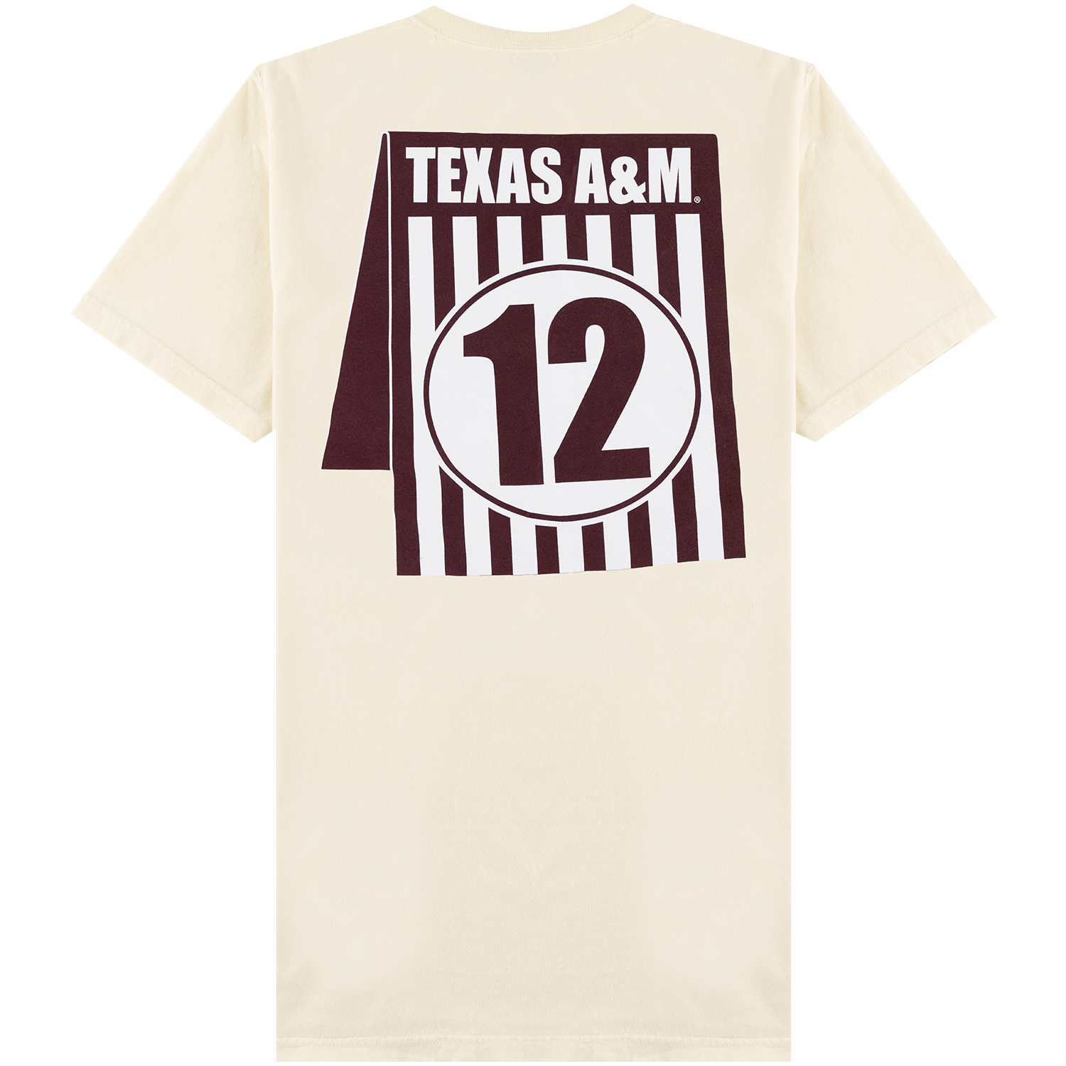 Texas A&M Comfort Colors #12 Tent T-Shirt - Beige