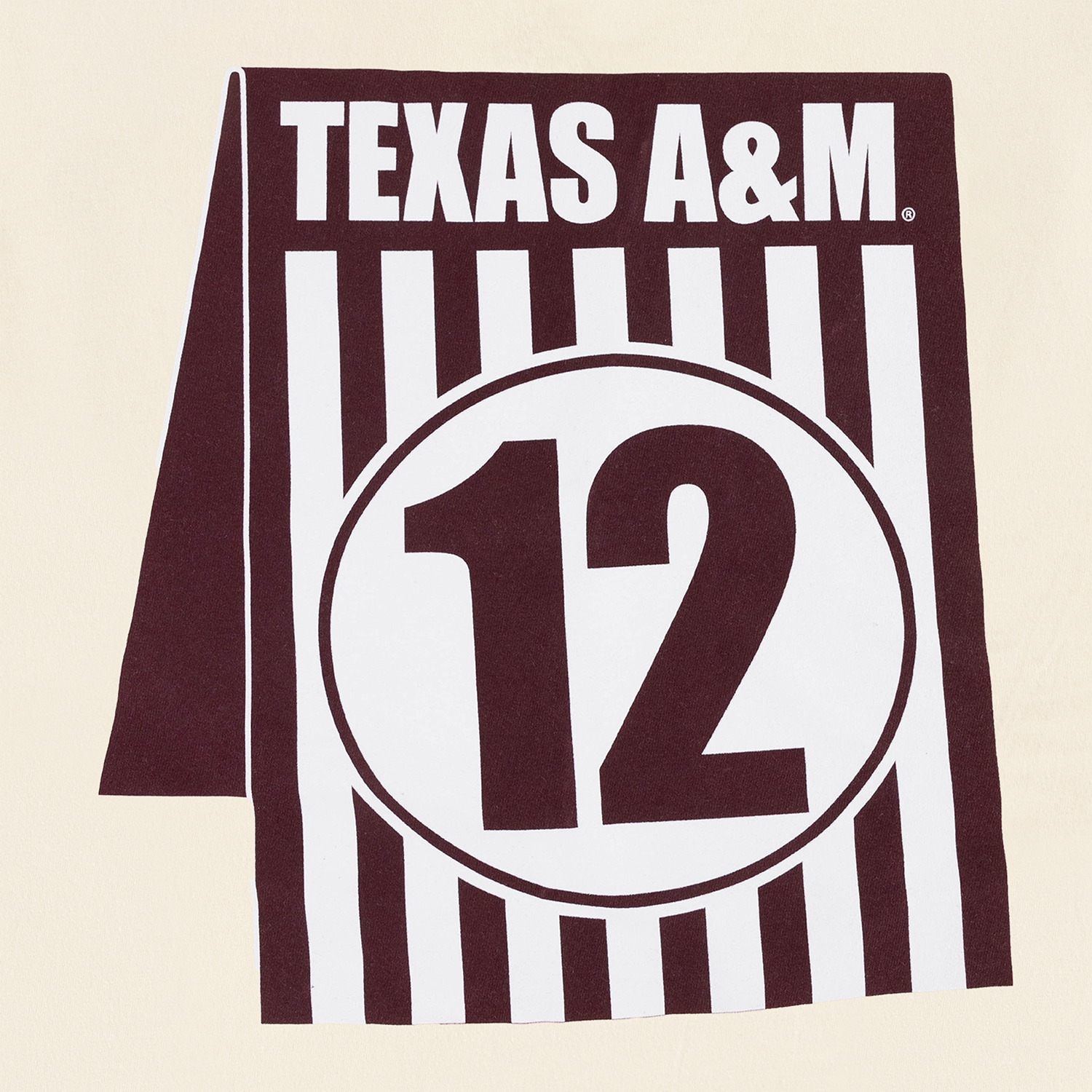 Texas A&M Comfort Colors #12 Tent T-Shirt - Beige