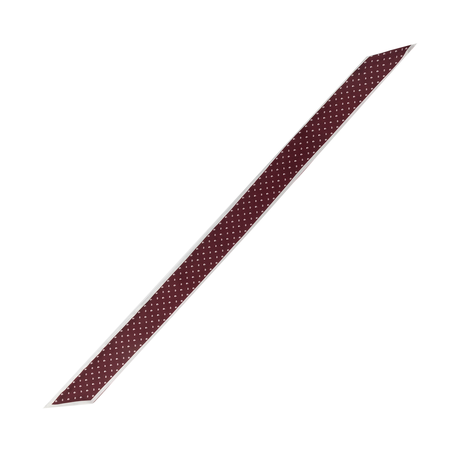 Collegiate Outfitters Paisley Skinny Scarf - Maroon