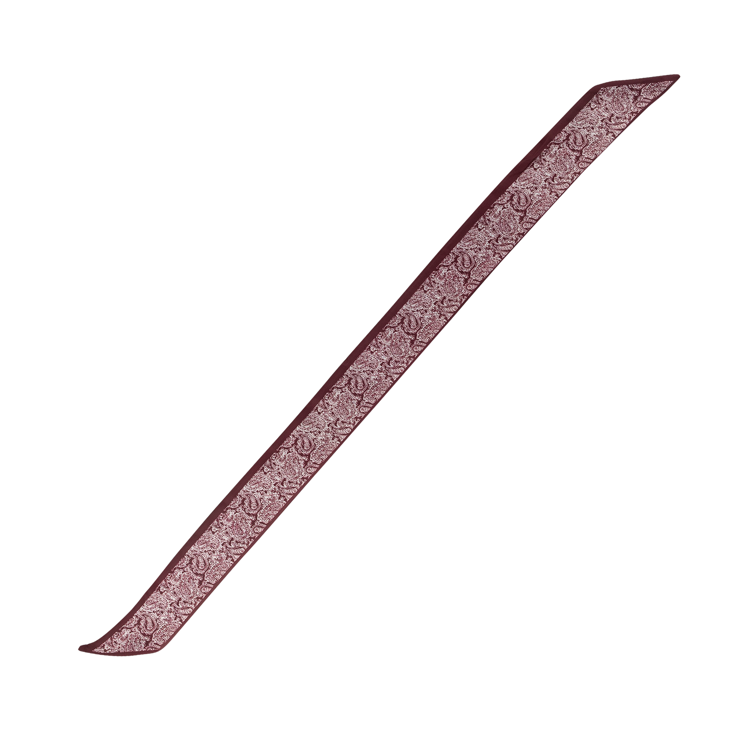 Collegiate Outfitters Paisley Skinny Scarf - Maroon