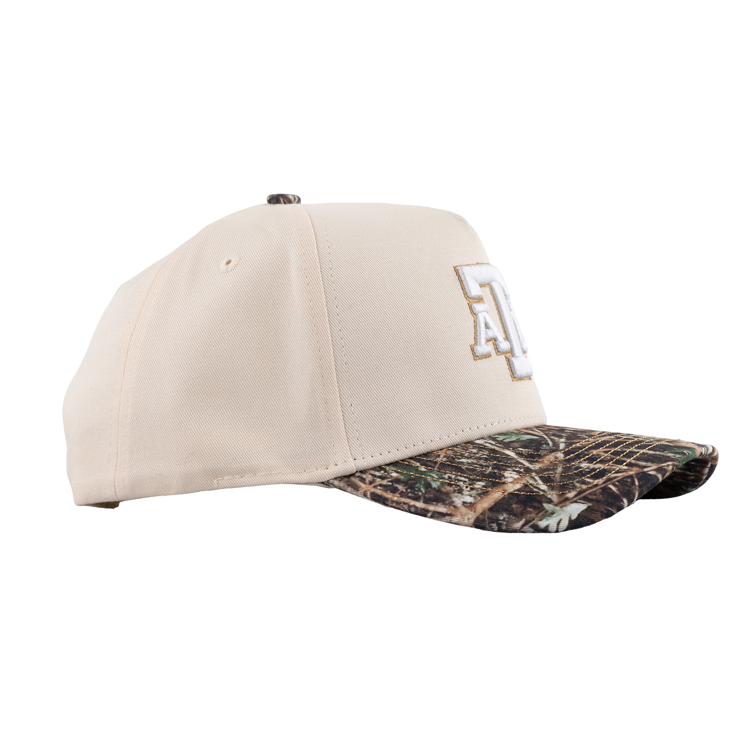 Texas A&M Two Tone 6 Panel Snapback Cap - Camo