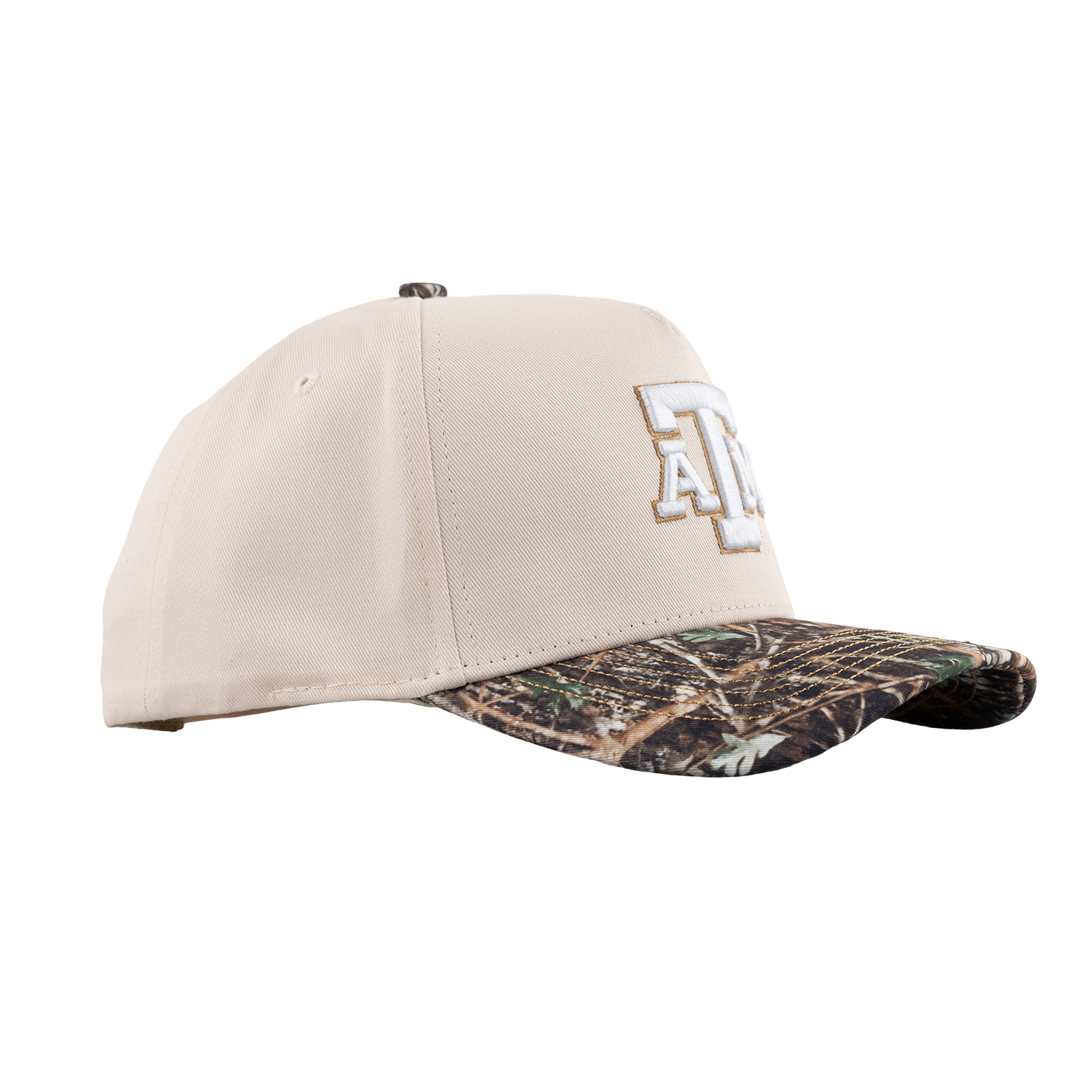 Texas A&M Two Tone 6 Panel Snapback Cap - Camo
