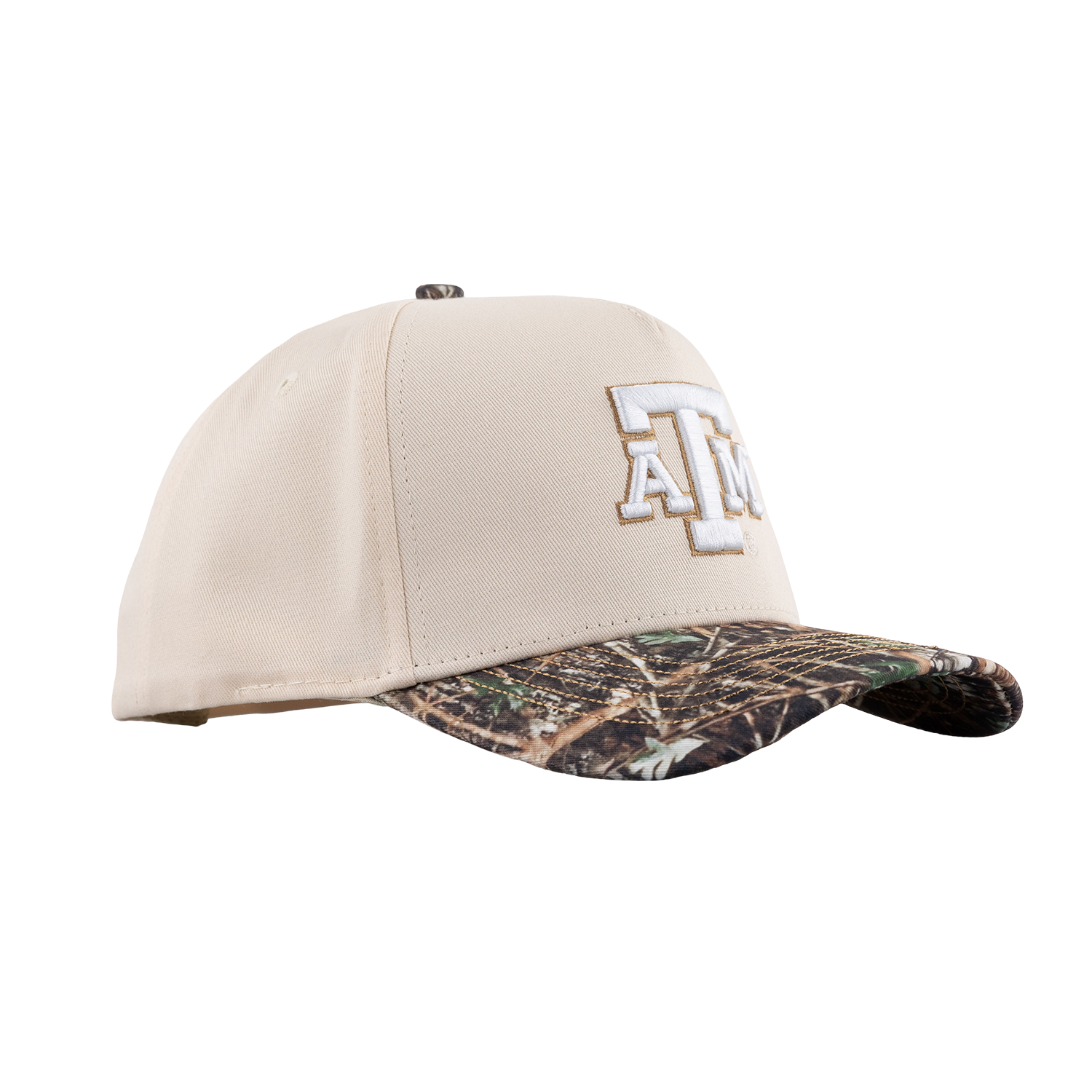 Texas A&M Two Tone 6 Panel Snapback Cap - Camo