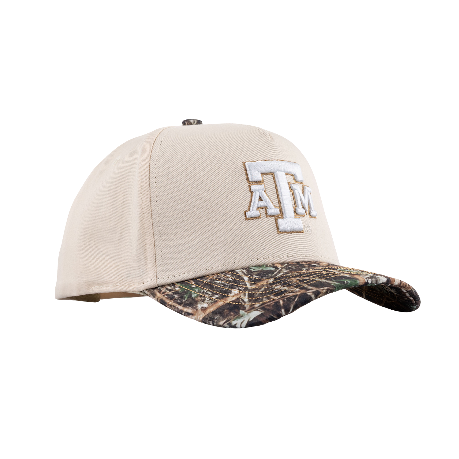 Texas A&M Two Tone 6 Panel Snapback Cap - Camo