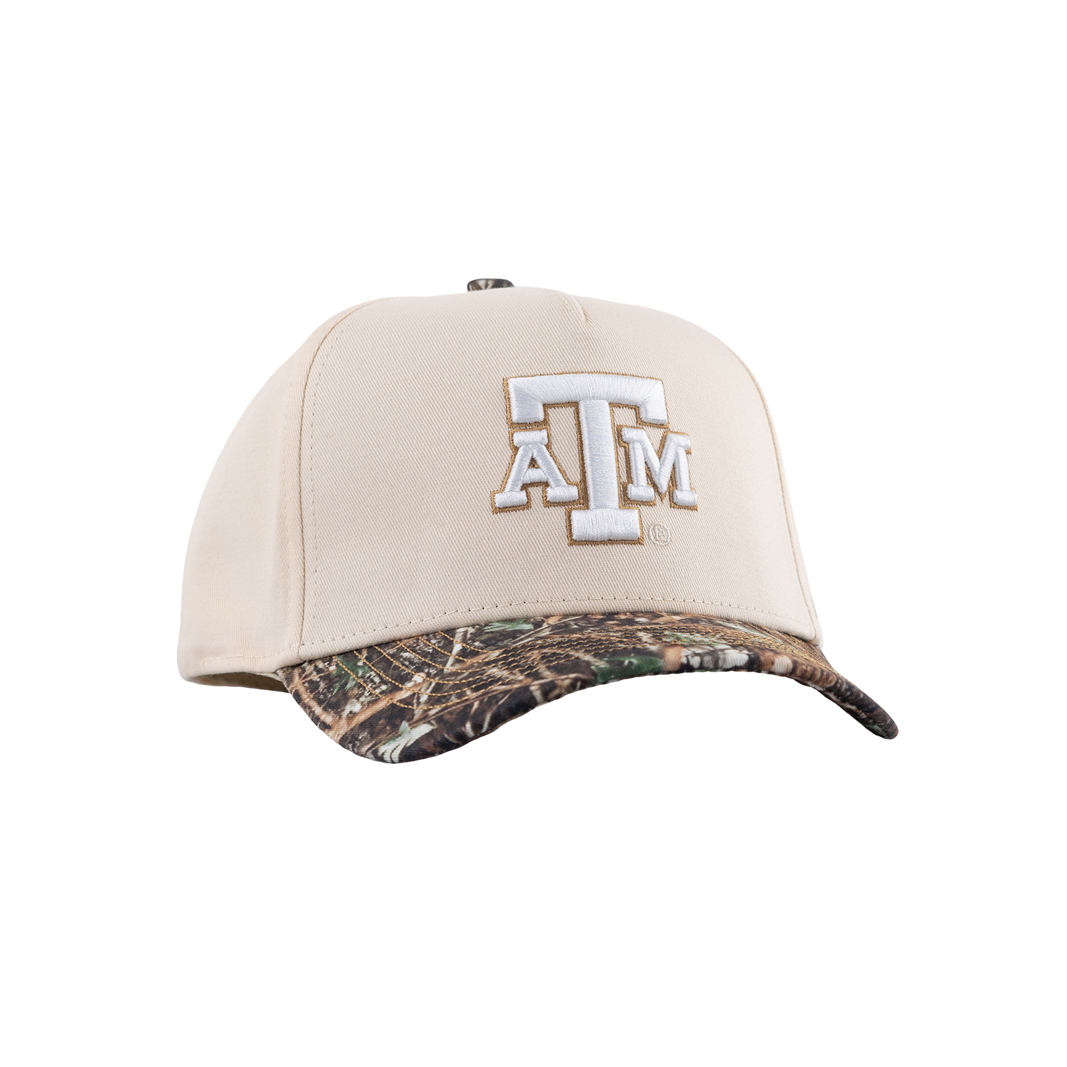 Texas A&M Two Tone 6 Panel Snapback Cap - Camo