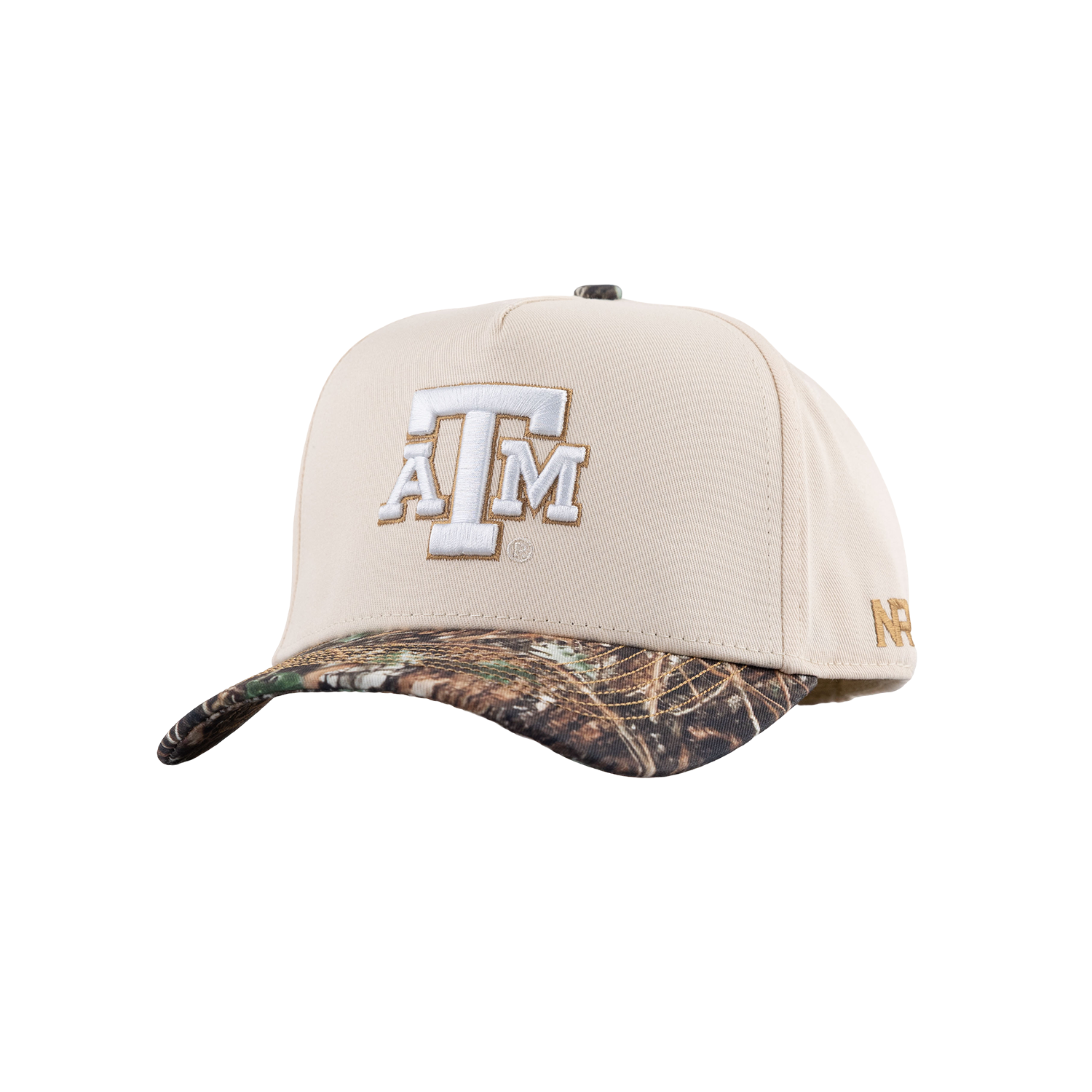 Texas A&M Two Tone 6 Panel Snapback Cap - Camo