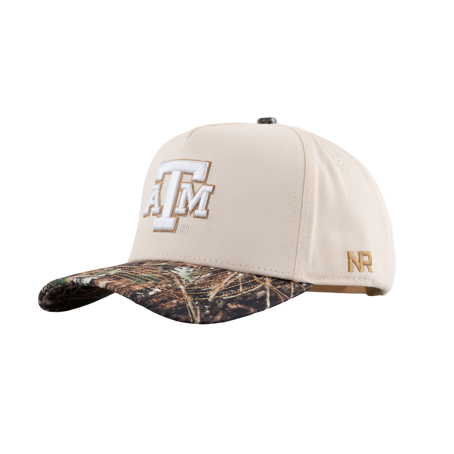 Texas A&M Two Tone 6 Panel Snapback Cap - Camo