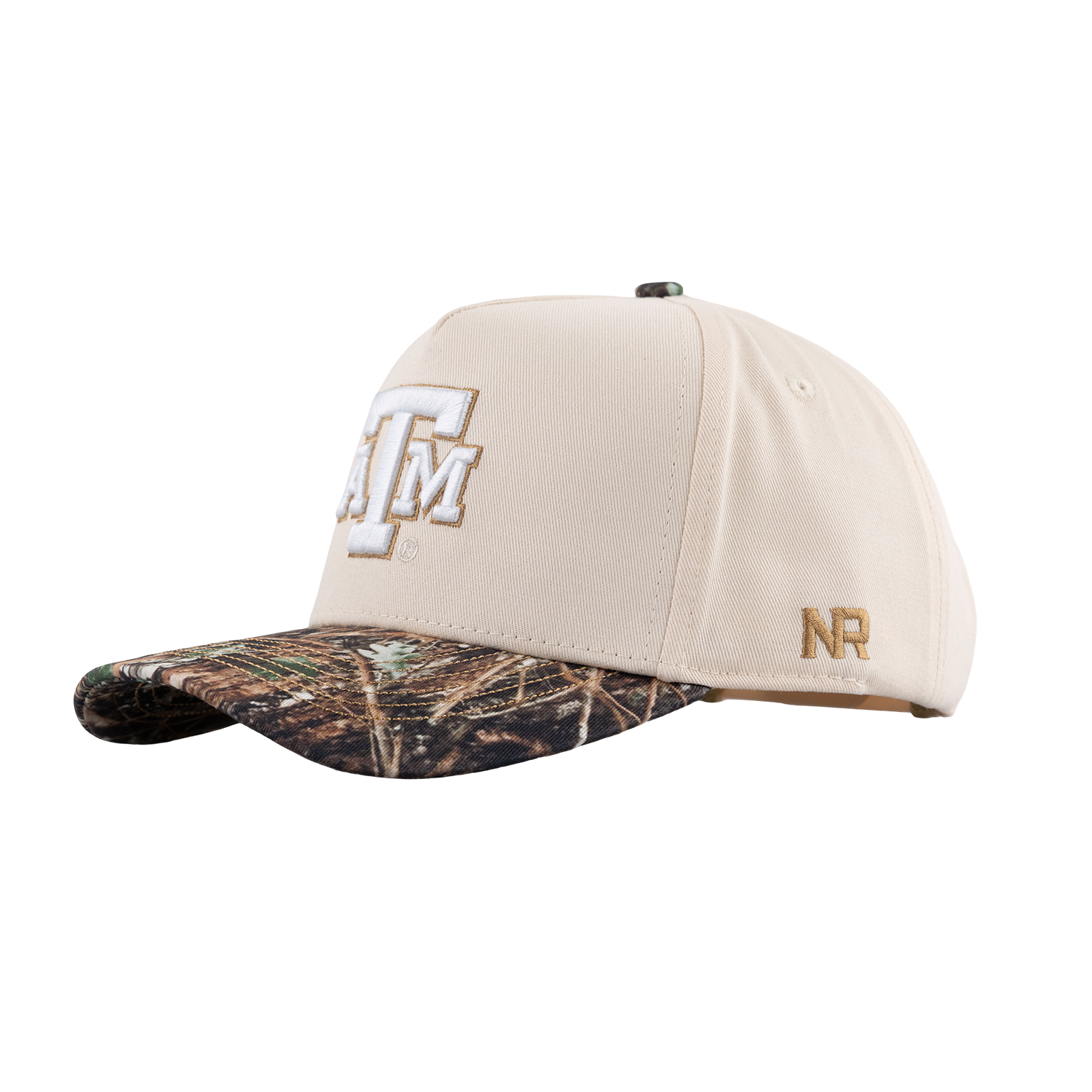 Texas A&M Two Tone 6 Panel Snapback Cap - Camo