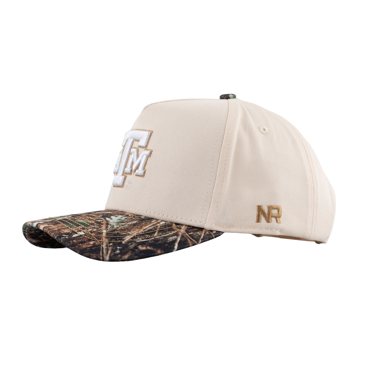 Texas A&M Two Tone 6 Panel Snapback Cap - Camo