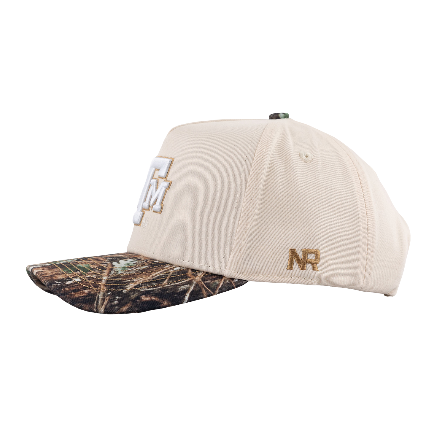 Texas A&M Two Tone 6 Panel Snapback Cap - Camo