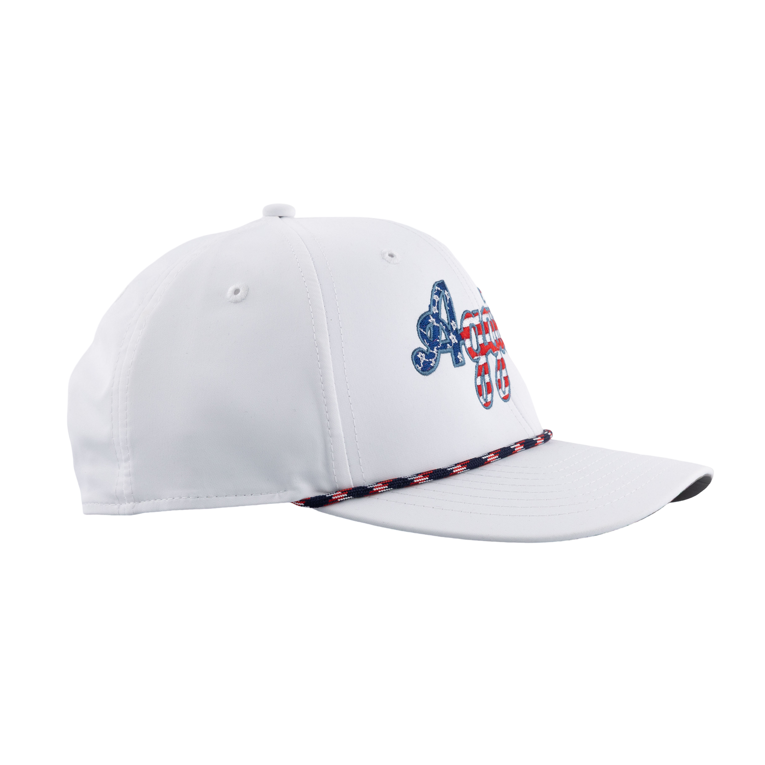 Script Aggies Americana Rope Hat - White