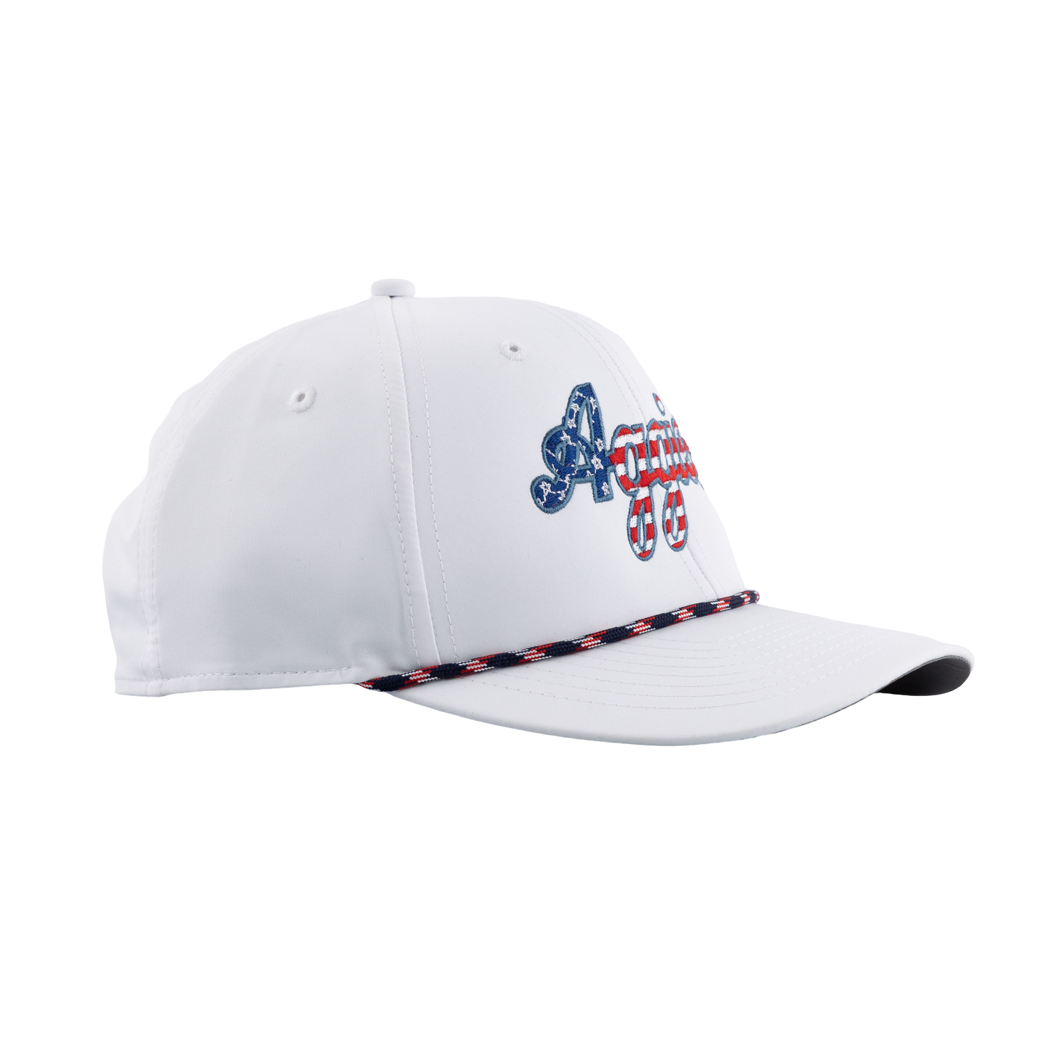 Script Aggies Americana Rope Hat - White
