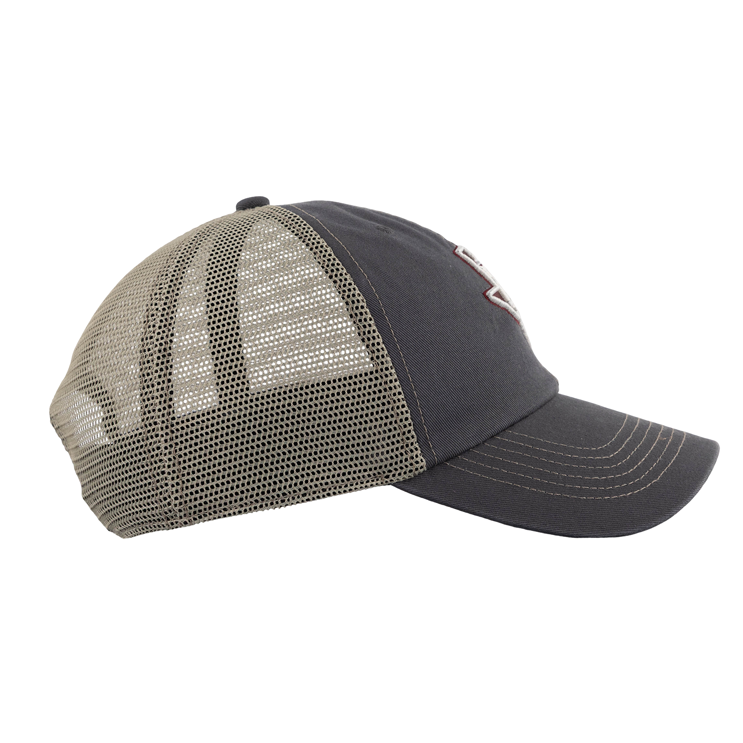 Texas A&M '47 Brand Lonestar Mesh Cap - Grey