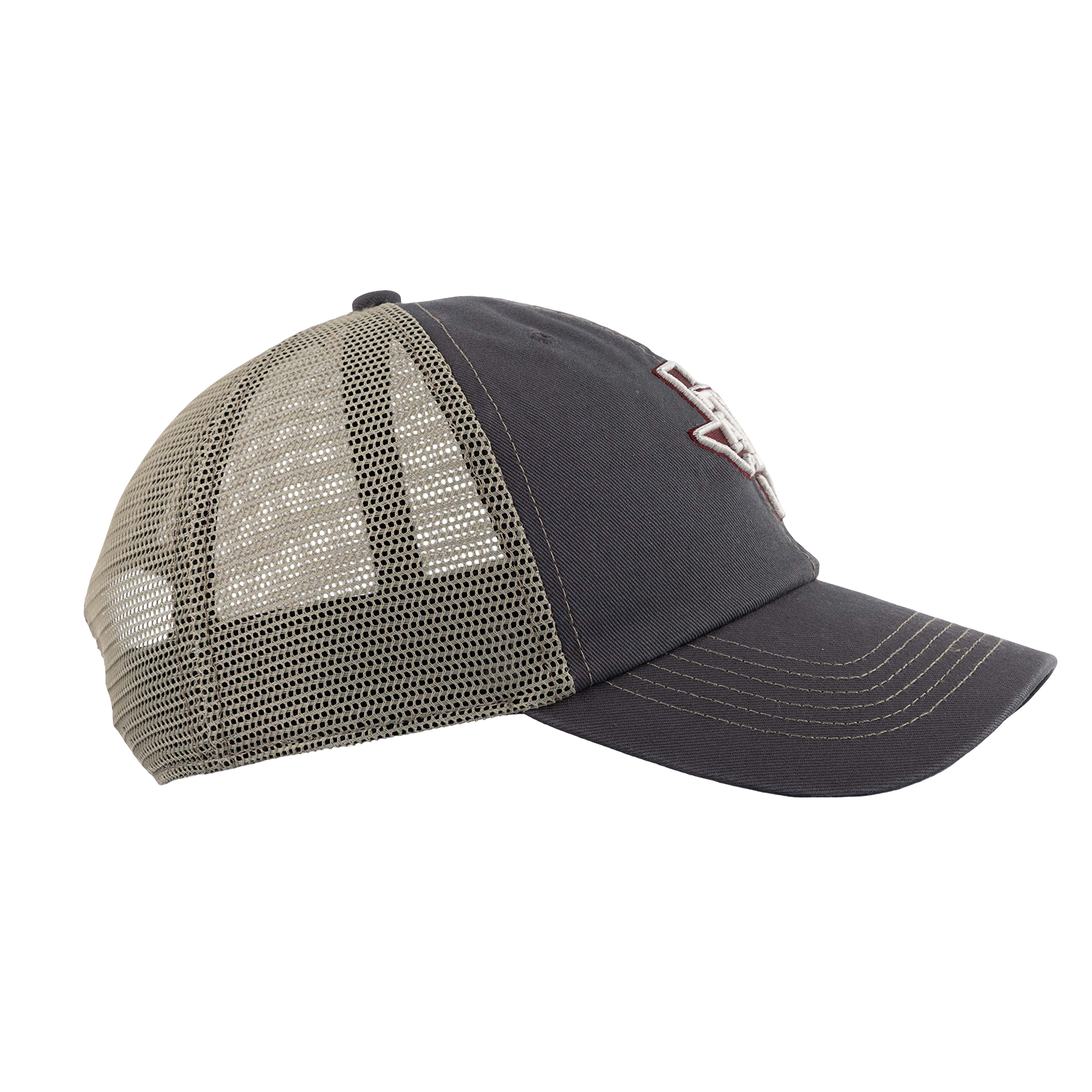 Texas A&M '47 Brand Lonestar Mesh Cap - Grey