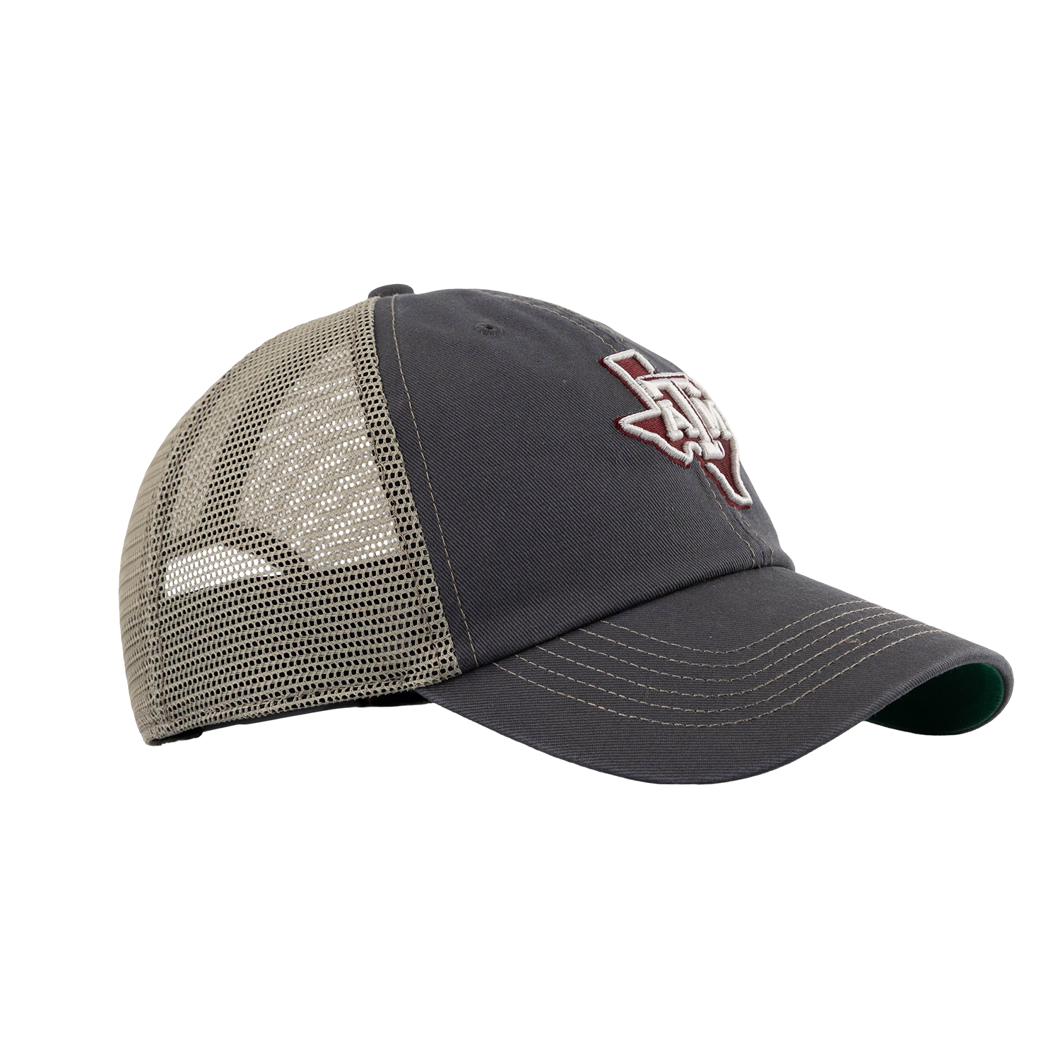 Texas A&M '47 Brand Lonestar Mesh Cap - Grey