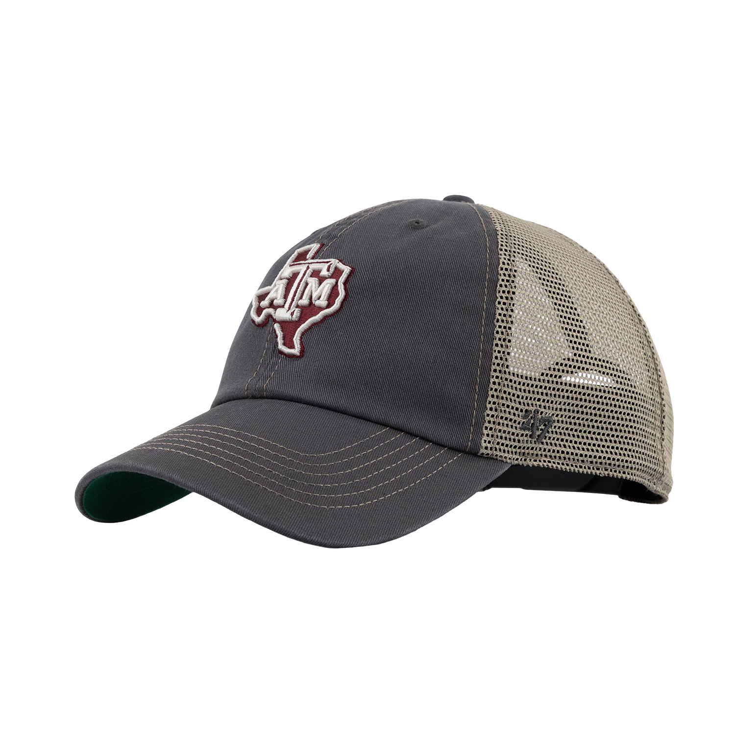 Texas A&M '47 Brand Lonestar Mesh Cap - Grey