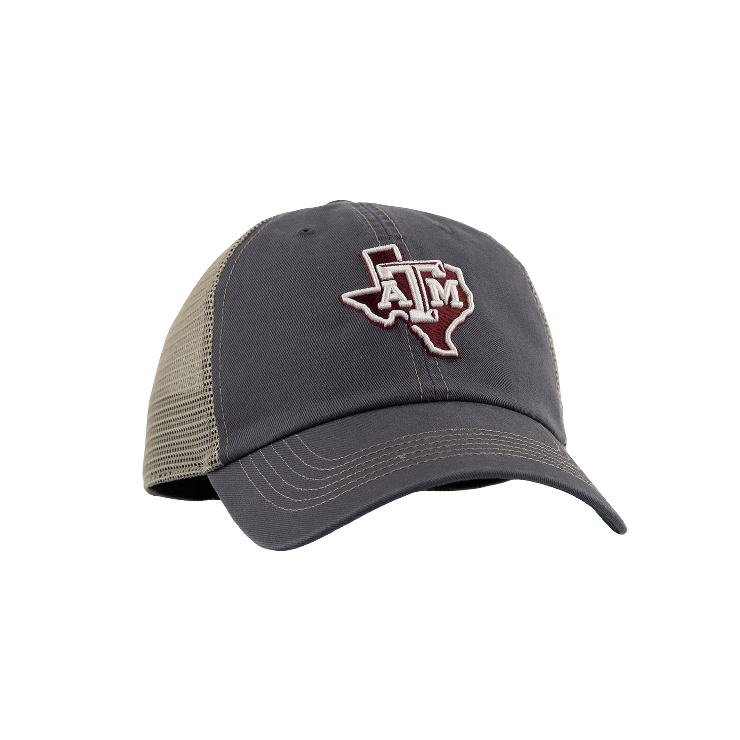 Texas A&M '47 Brand Lonestar Mesh Cap - Grey