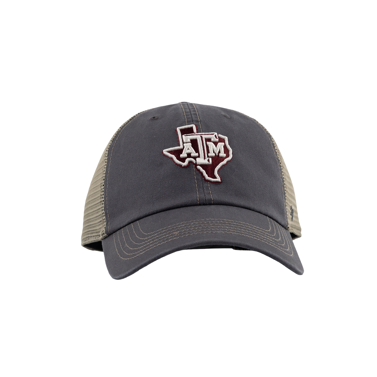 Texas A&M '47 Brand Lonestar Mesh Cap - Grey