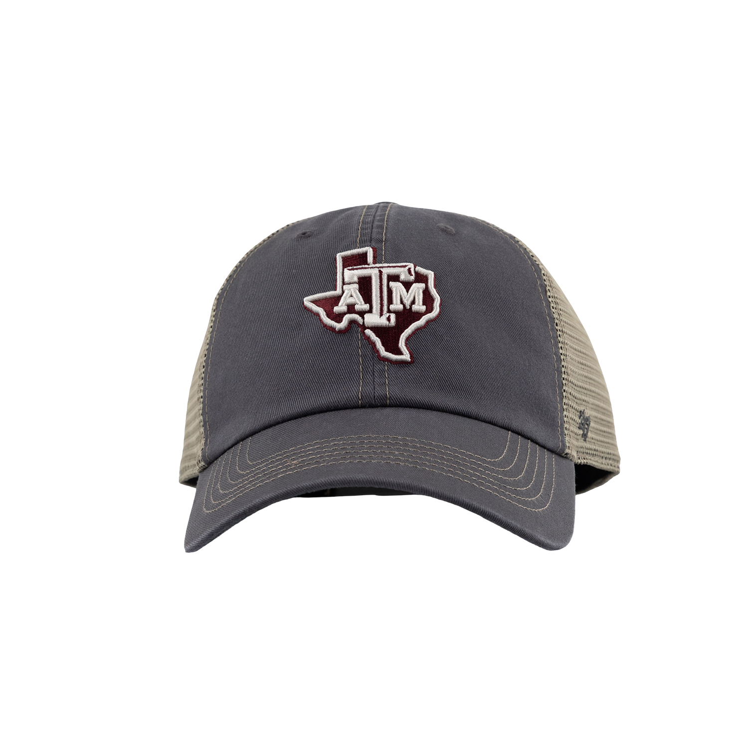 Texas A&M '47 Brand Lonestar Mesh Cap - Grey