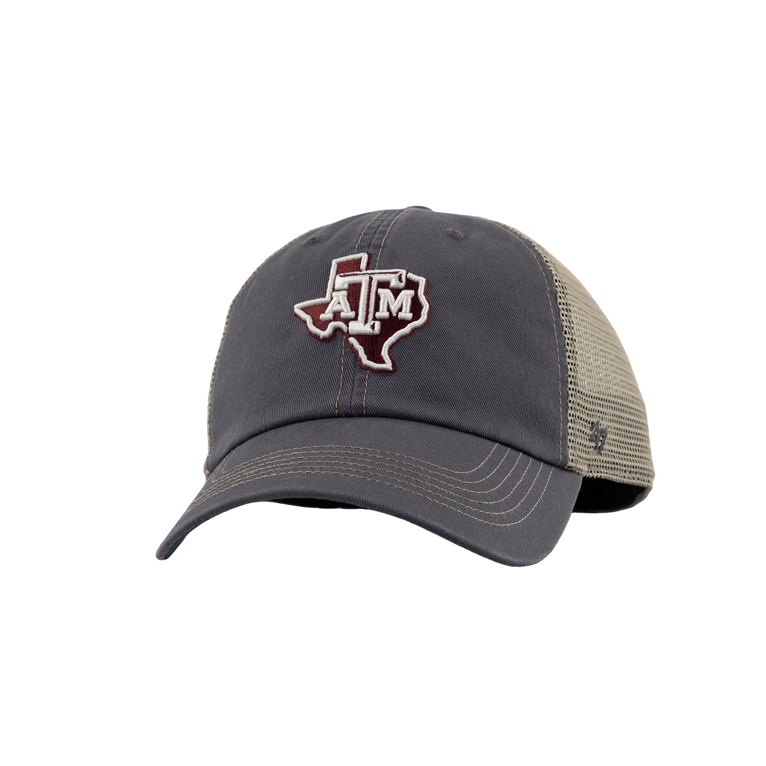 Texas A&M '47 Brand Lonestar Mesh Cap - Grey