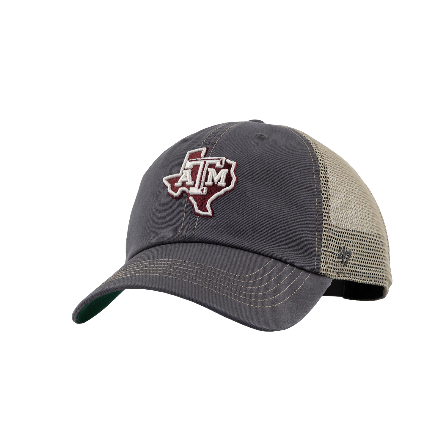 Texas A&M '47 Brand Lonestar Mesh Cap - Grey