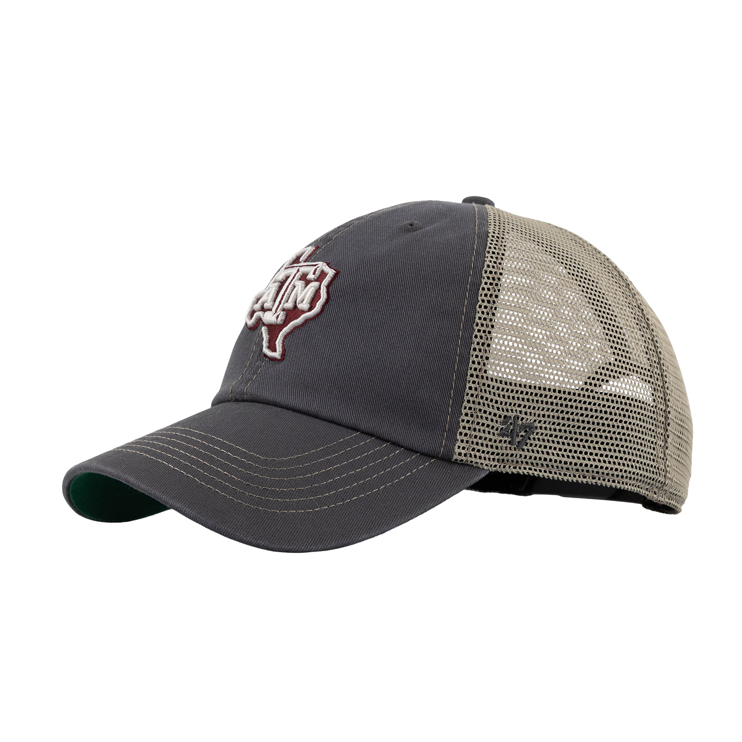 Texas A&M '47 Brand Lonestar Mesh Cap - Grey