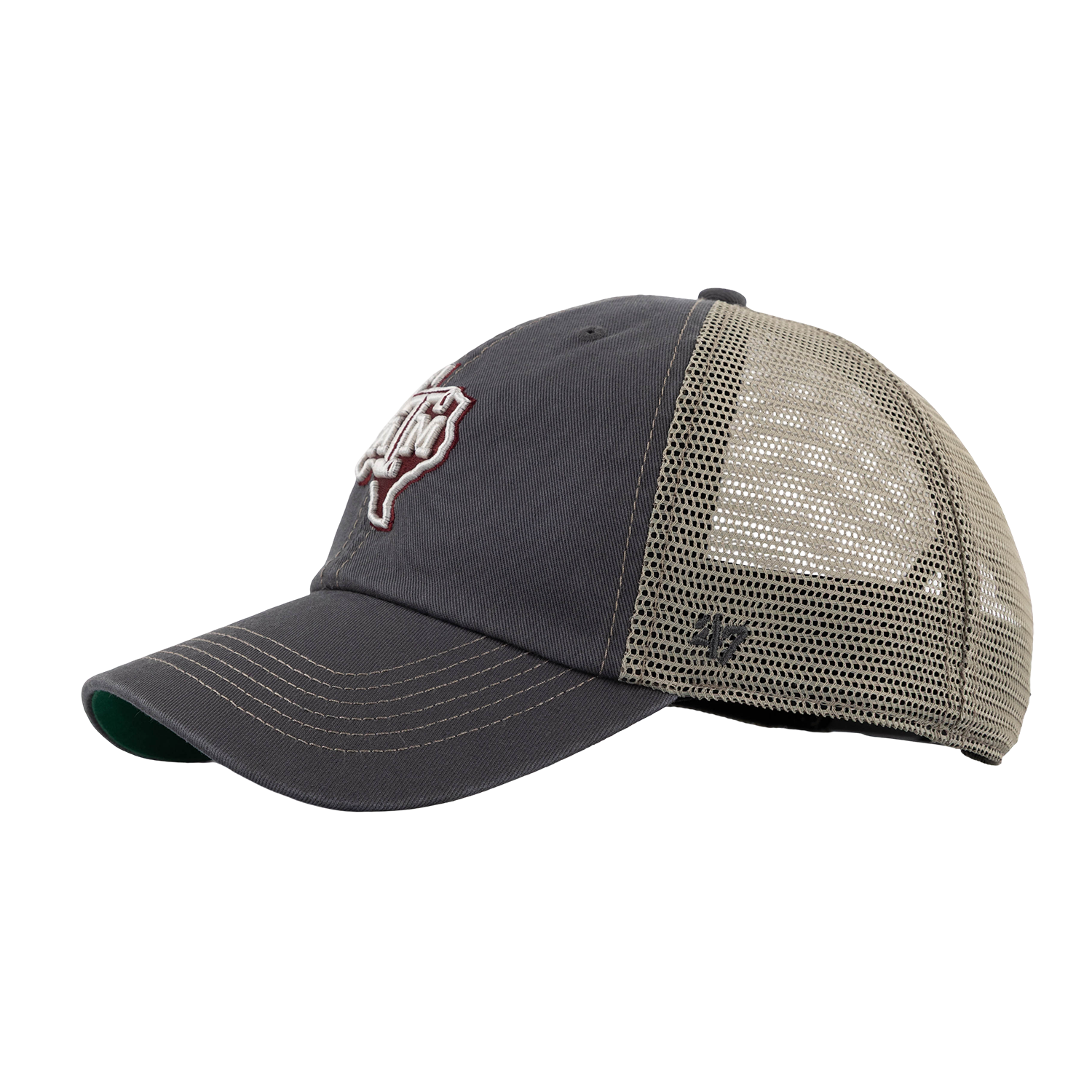 Texas A&M '47 Brand Lonestar Mesh Cap - Grey