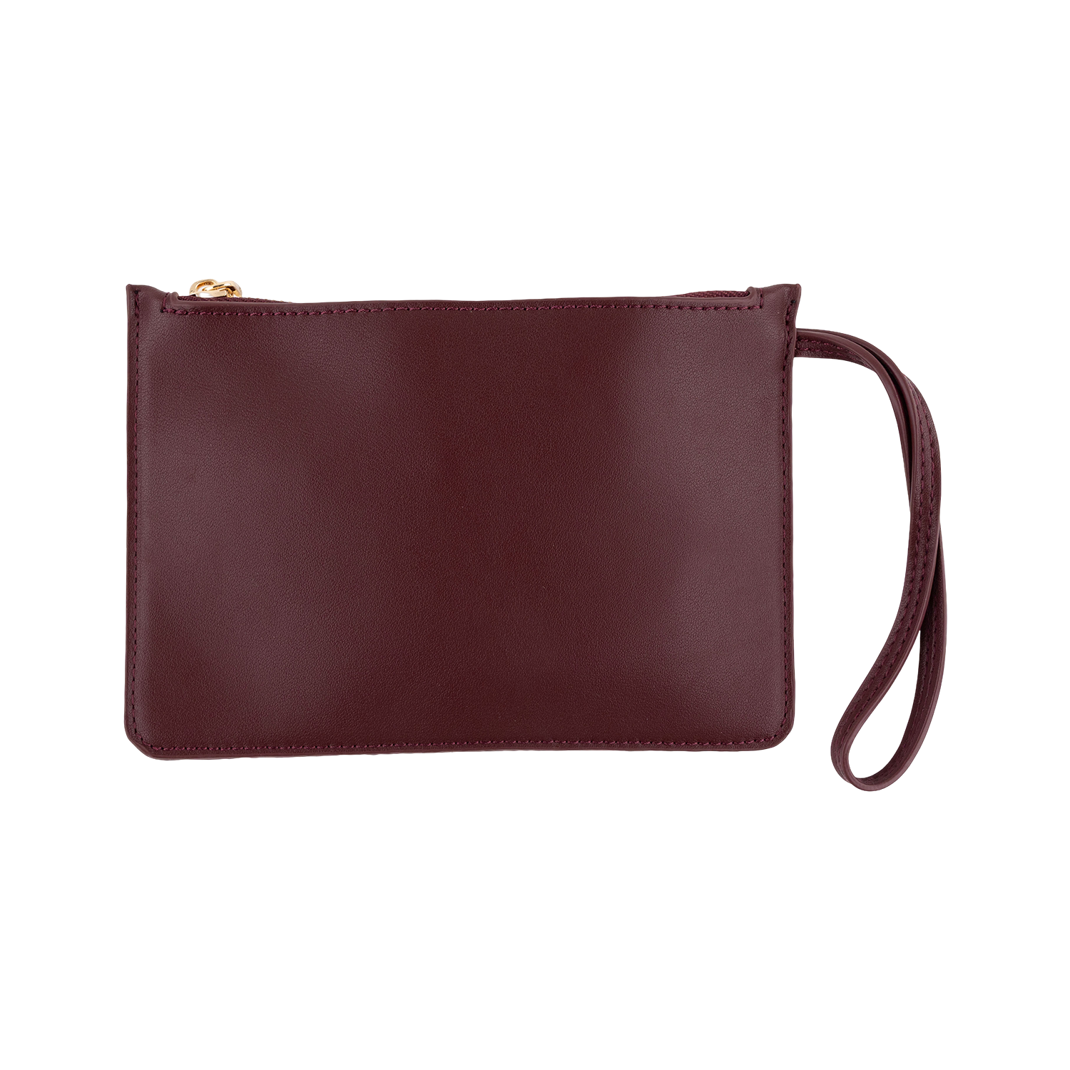 Collegiate Outfitters Clear Satchel Bag with Wristlet - Maroon