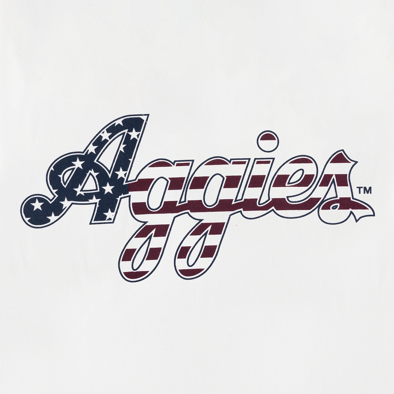 Script Aggies Comfort Colors American T-Shirt - White
