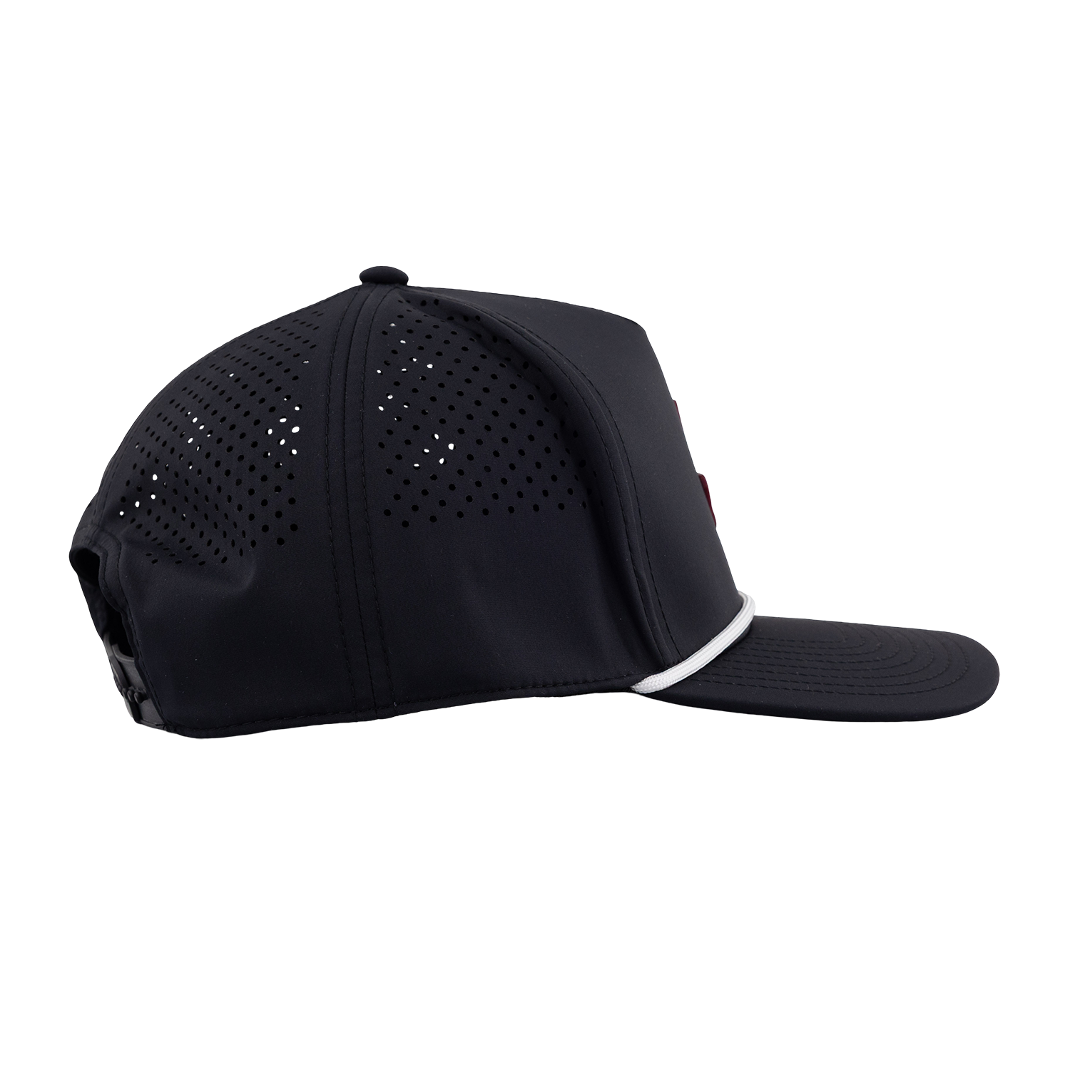 Texas A&M Branded Bills Lonestar 5 Panel Rope Hat - Black