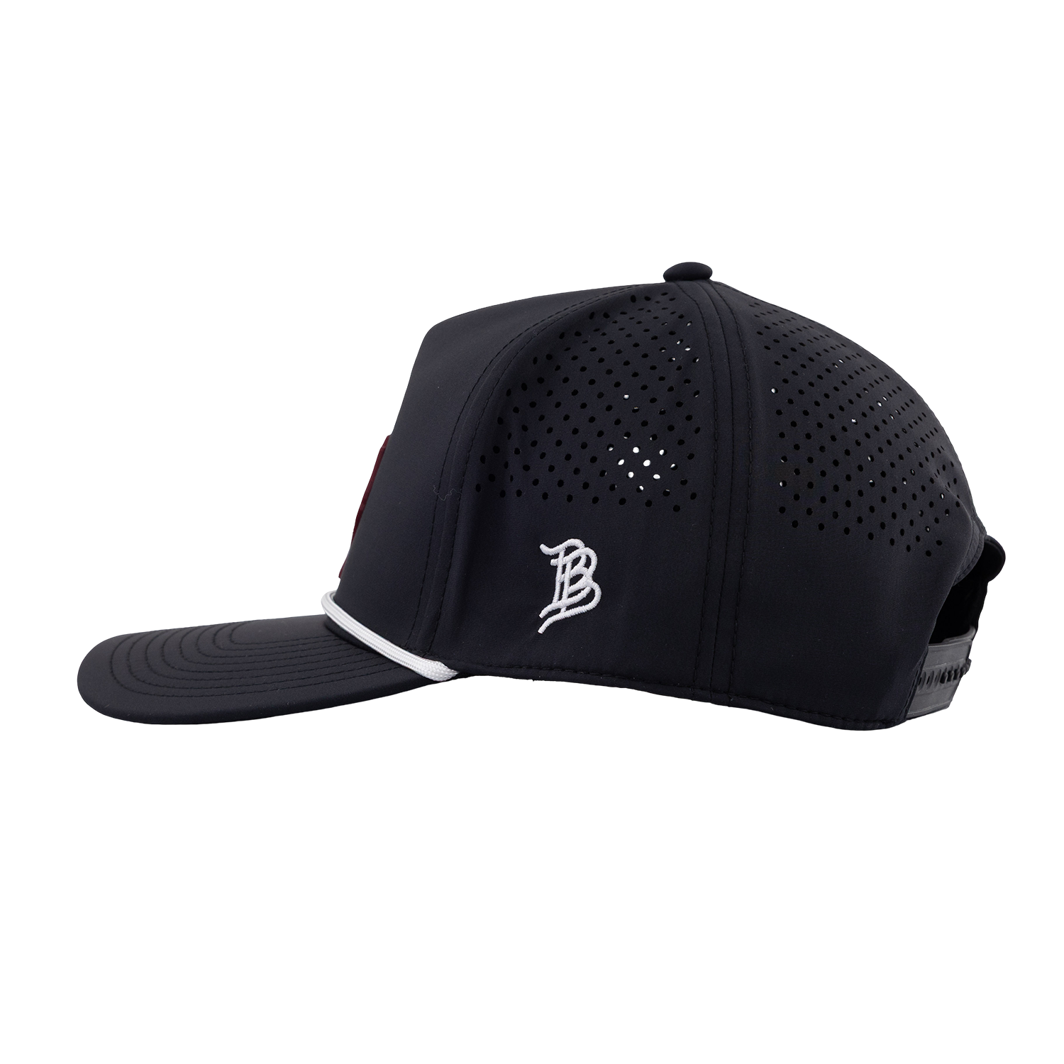 Texas A&M Branded Bills Lonestar 5 Panel Rope Hat - Black