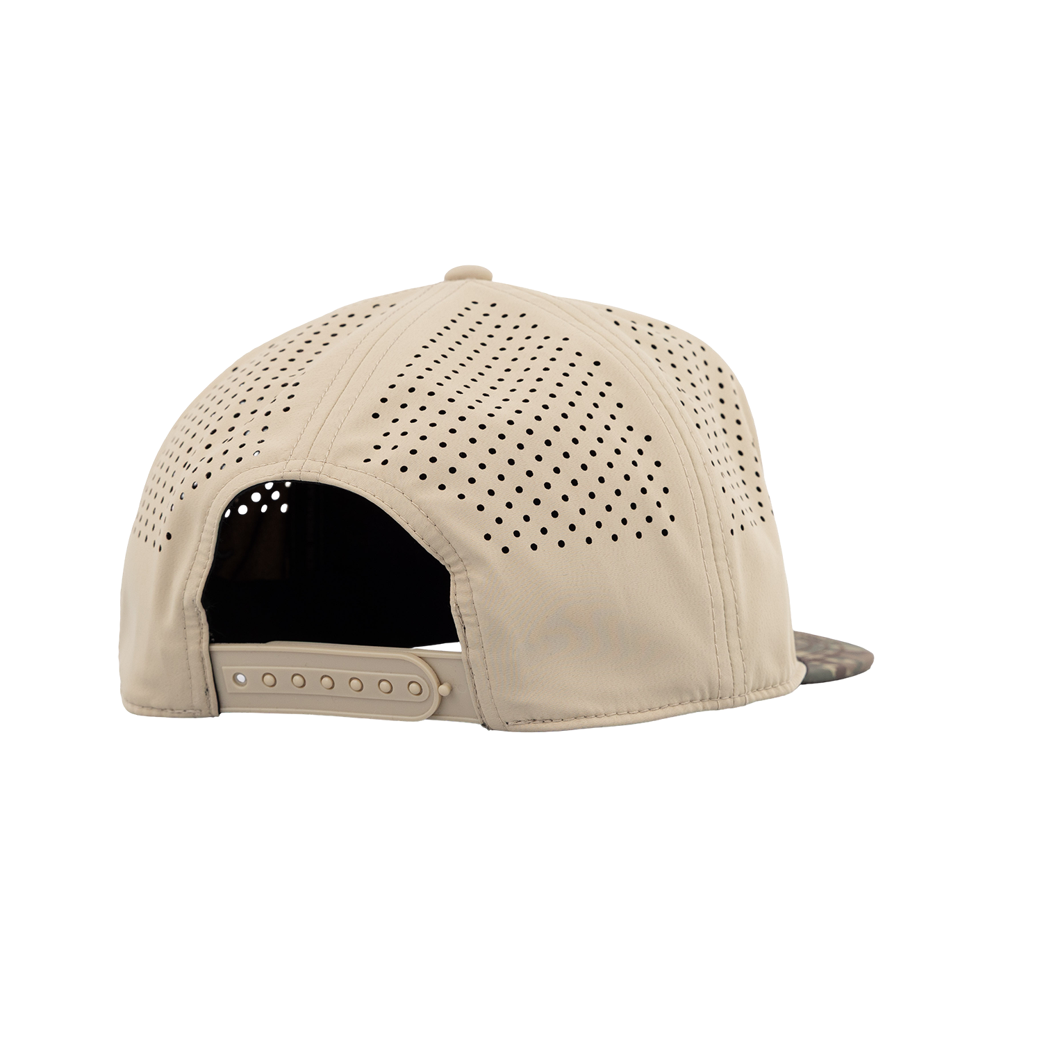 Script Aggies Branded Bills Flat Panel Camo Hat - Beige