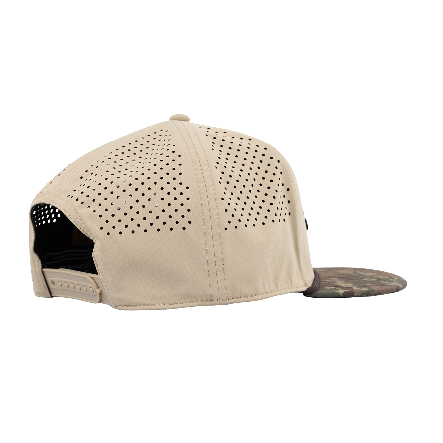 Script Aggies Branded Bills Flat Panel Camo Hat - Beige