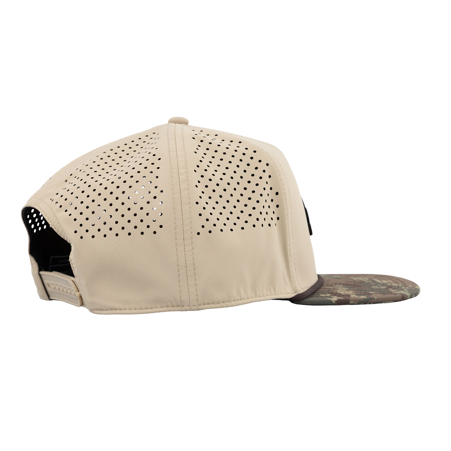 Script Aggies Branded Bills Flat Panel Camo Hat - Beige