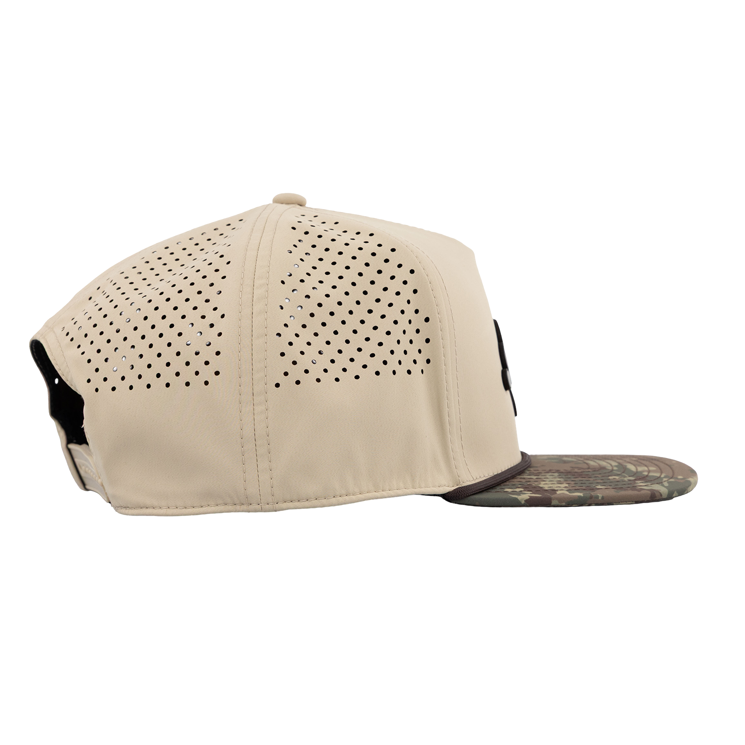 Script Aggies Branded Bills Flat Panel Camo Hat - Beige