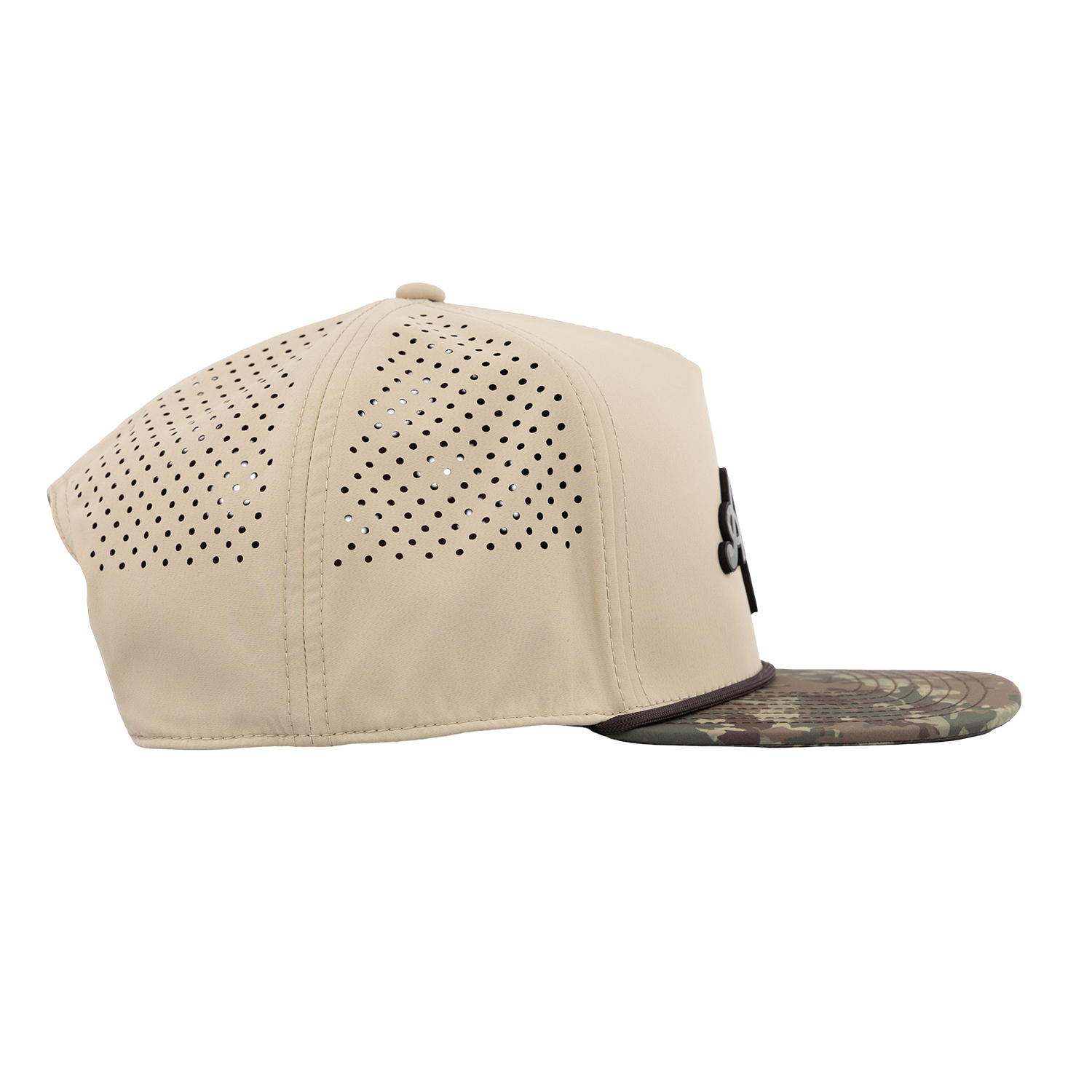 Script Aggies Branded Bills Flat Panel Camo Hat - Beige