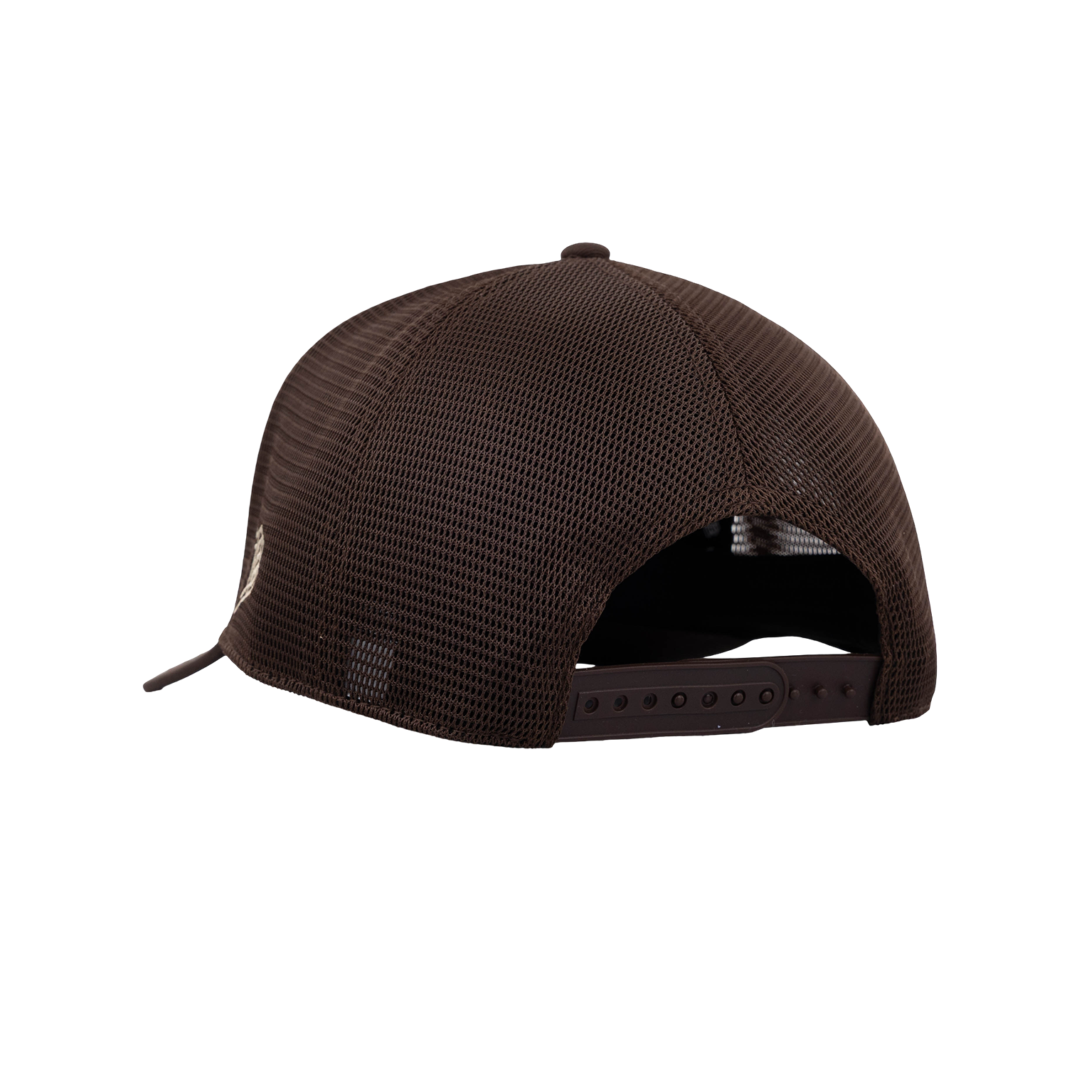 Script Aggies Branded Bills 5 Panel Camo Trucker Hat - Brown